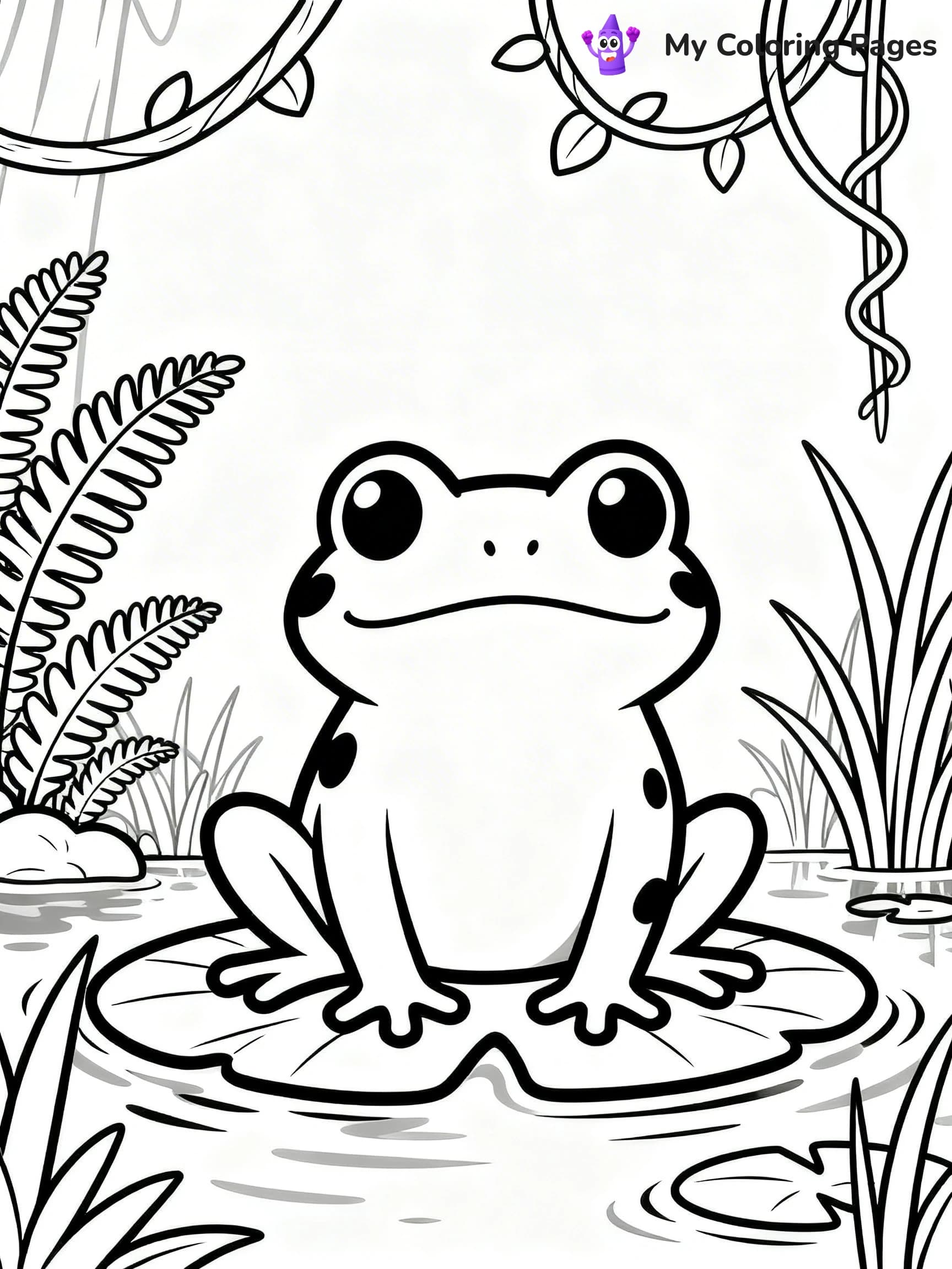 Rainforest Coloring Pages - 4
