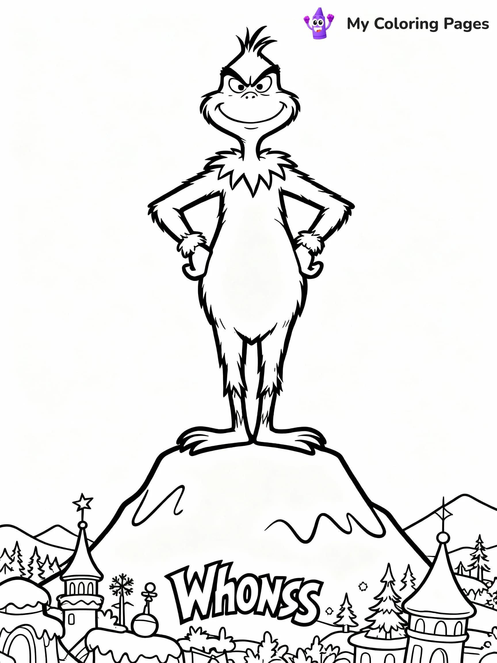 Grinch Coloring Pages - 23