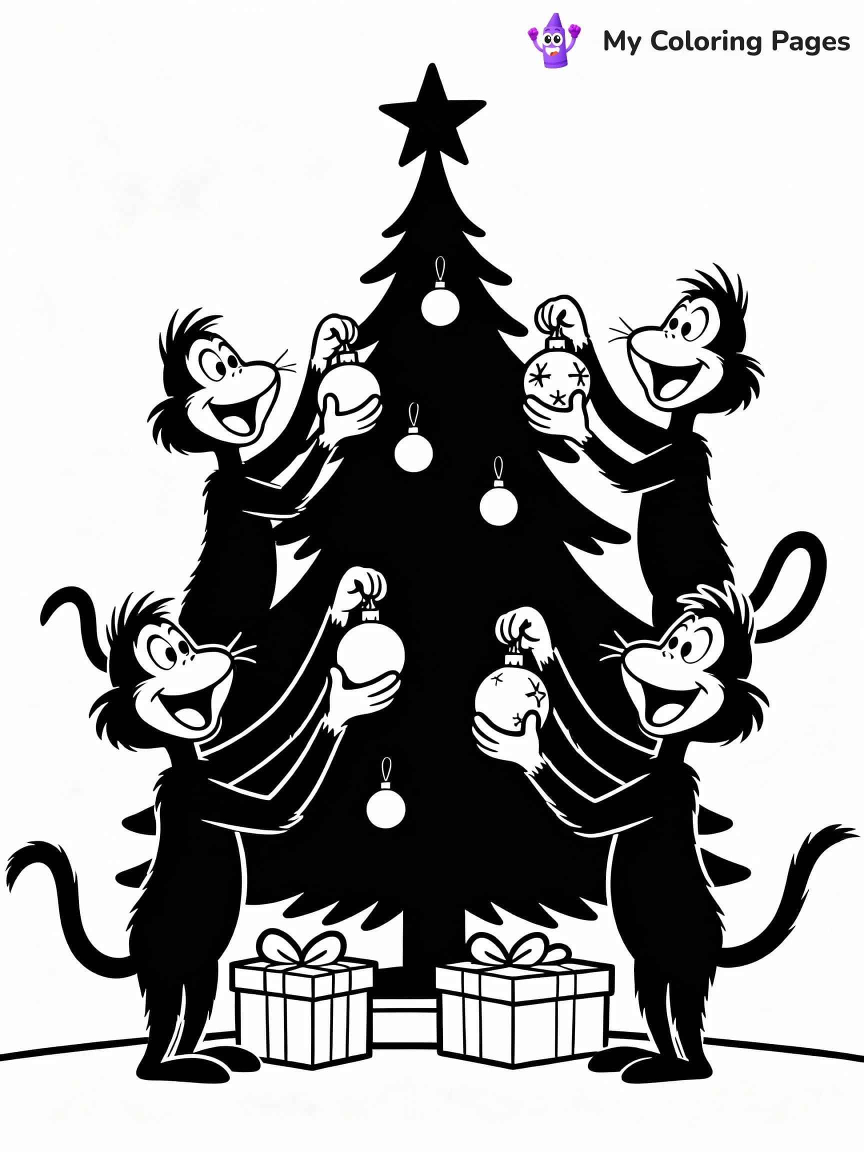 Grinch Coloring Pages - 18