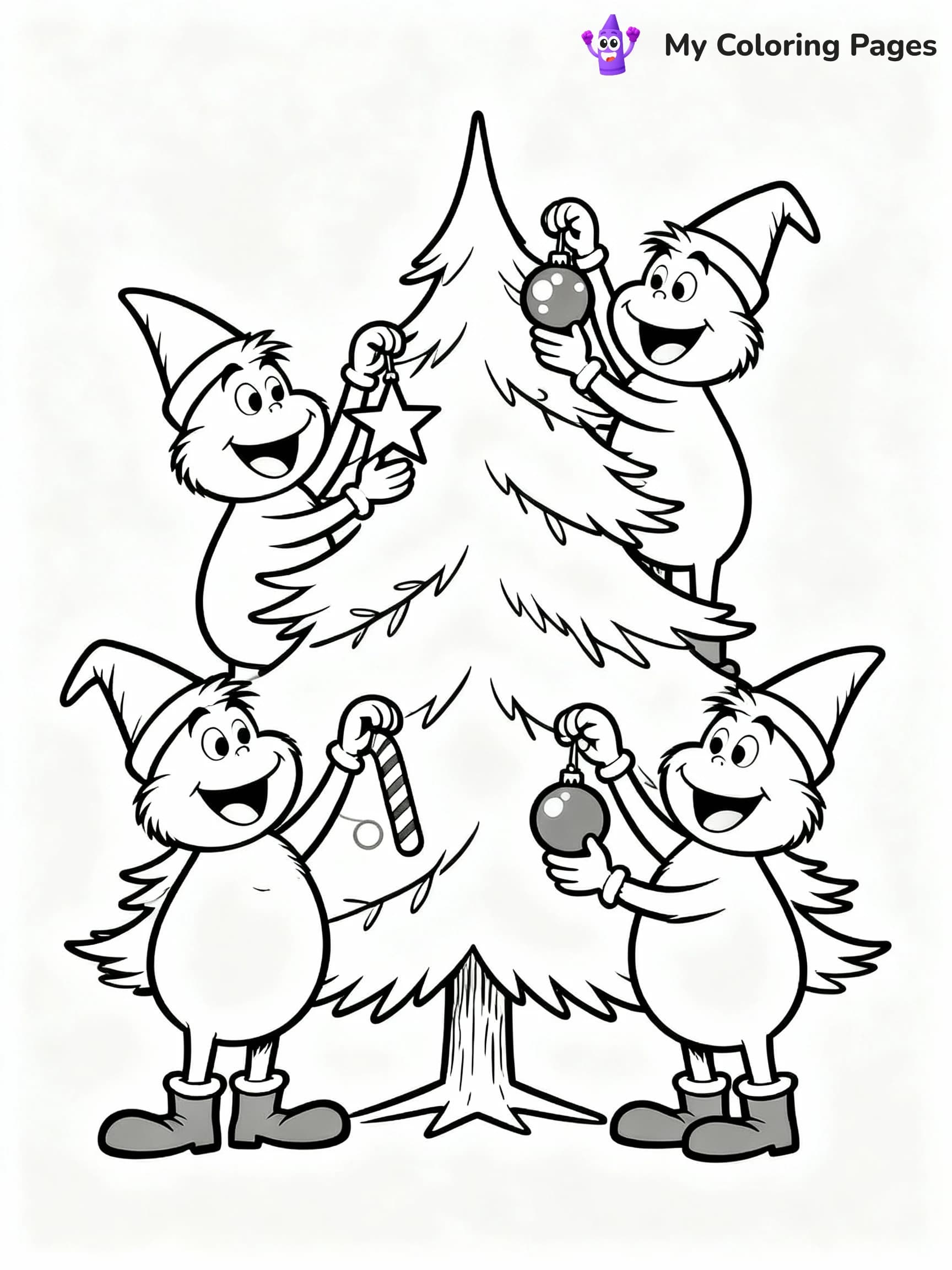 Grinch Coloring Pages - 14
