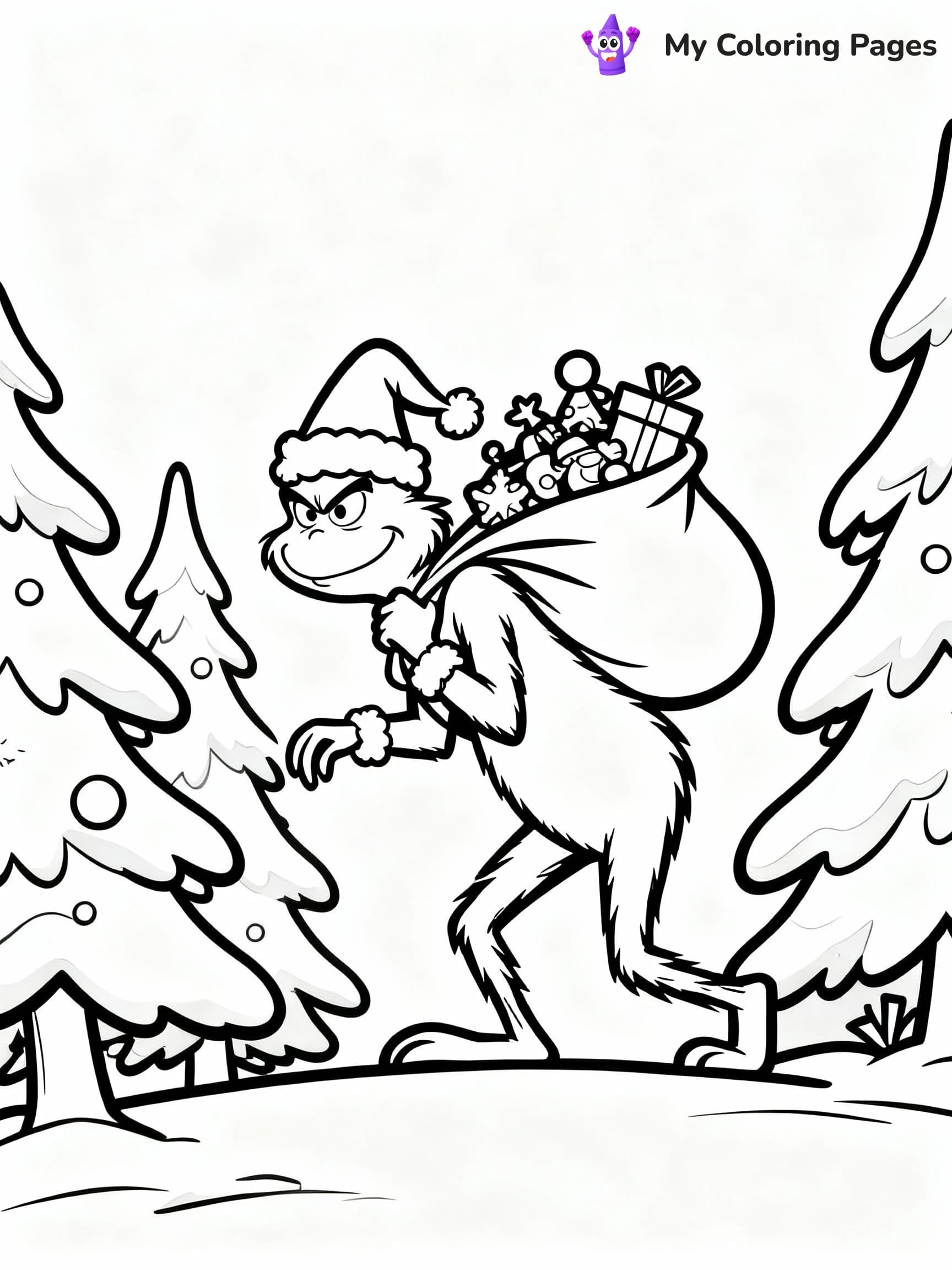 Grinch Coloring Pages - 11