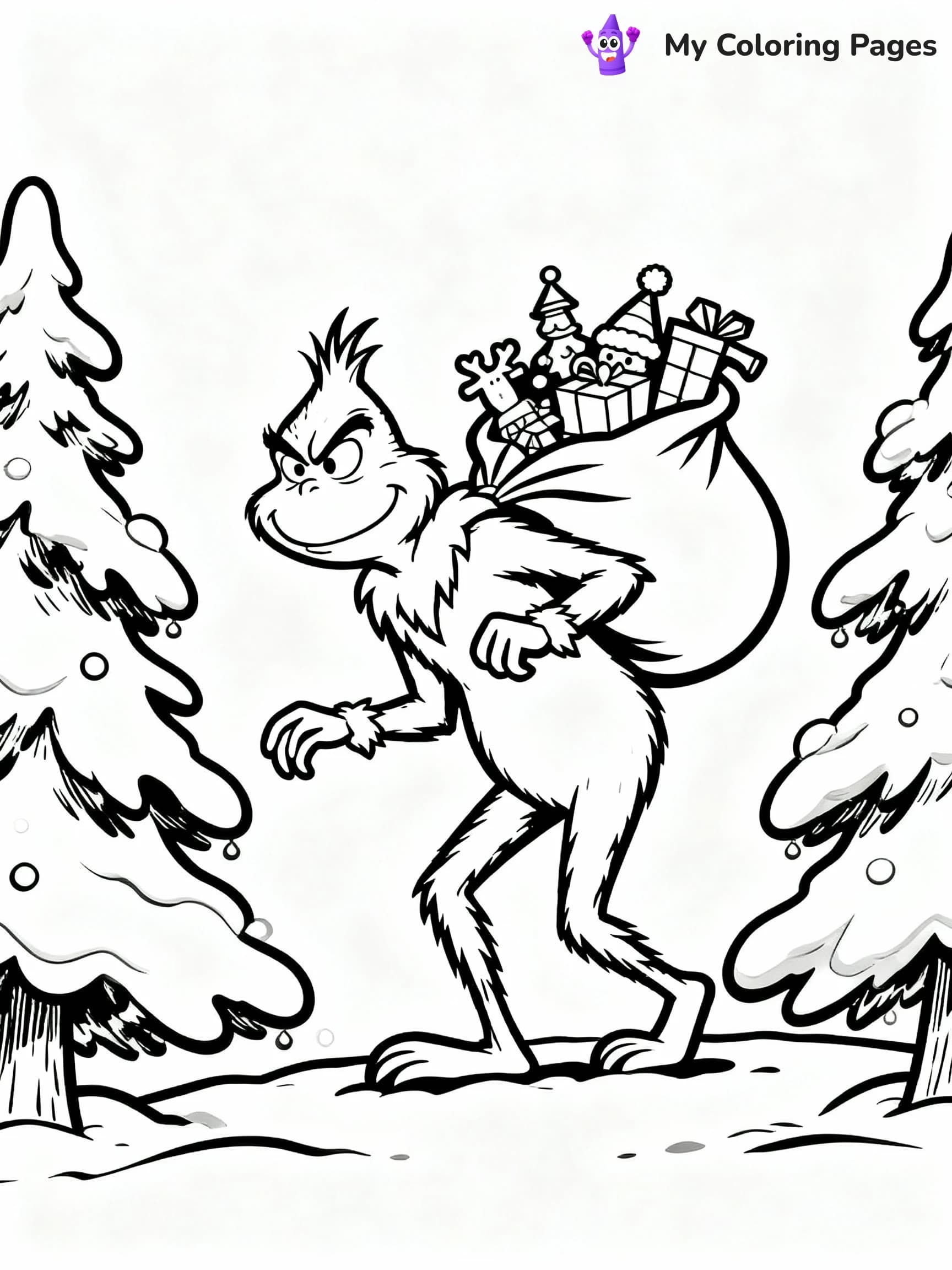 Grinch Coloring Pages - 10