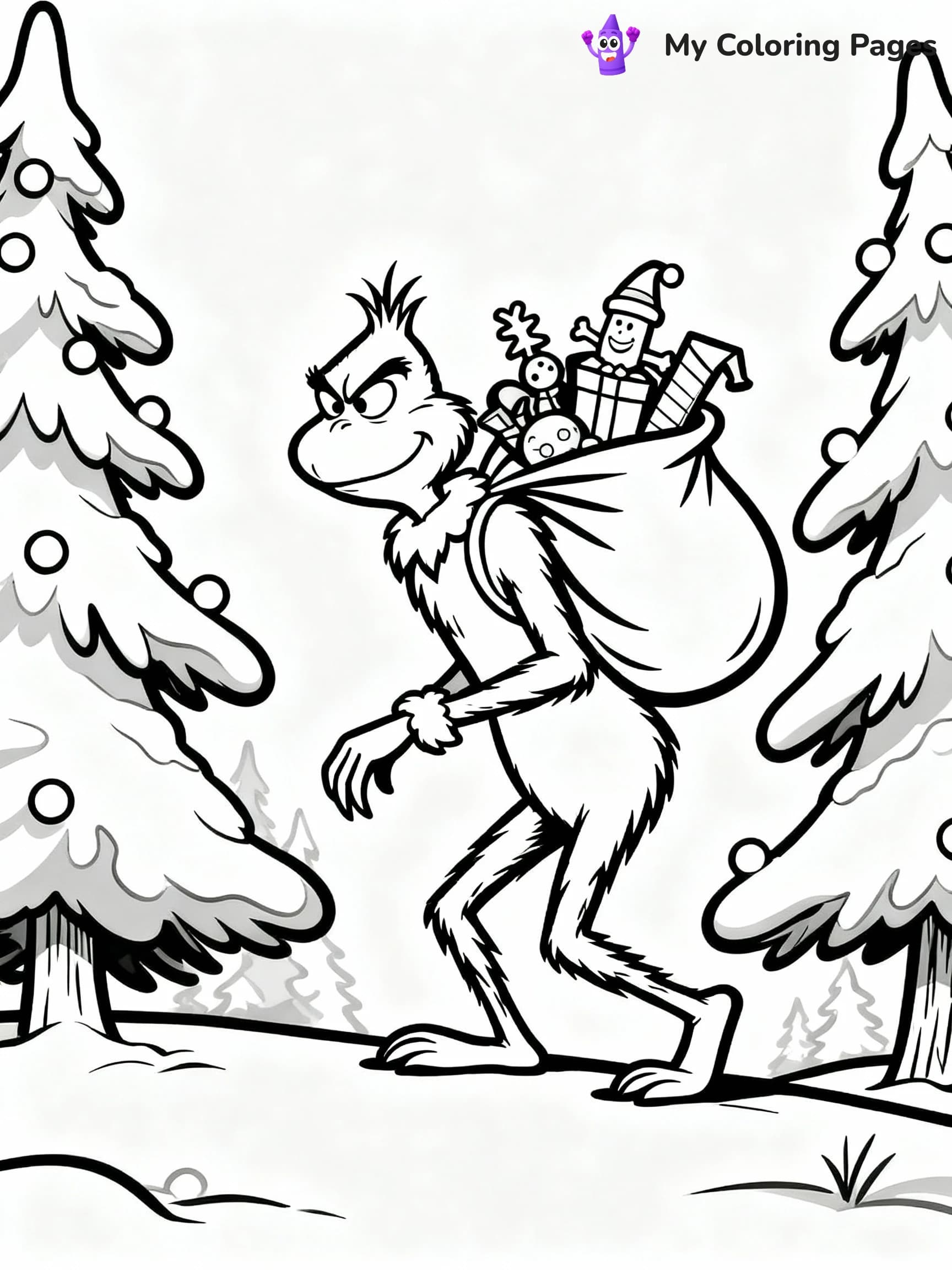 Grinch Coloring Pages - 9