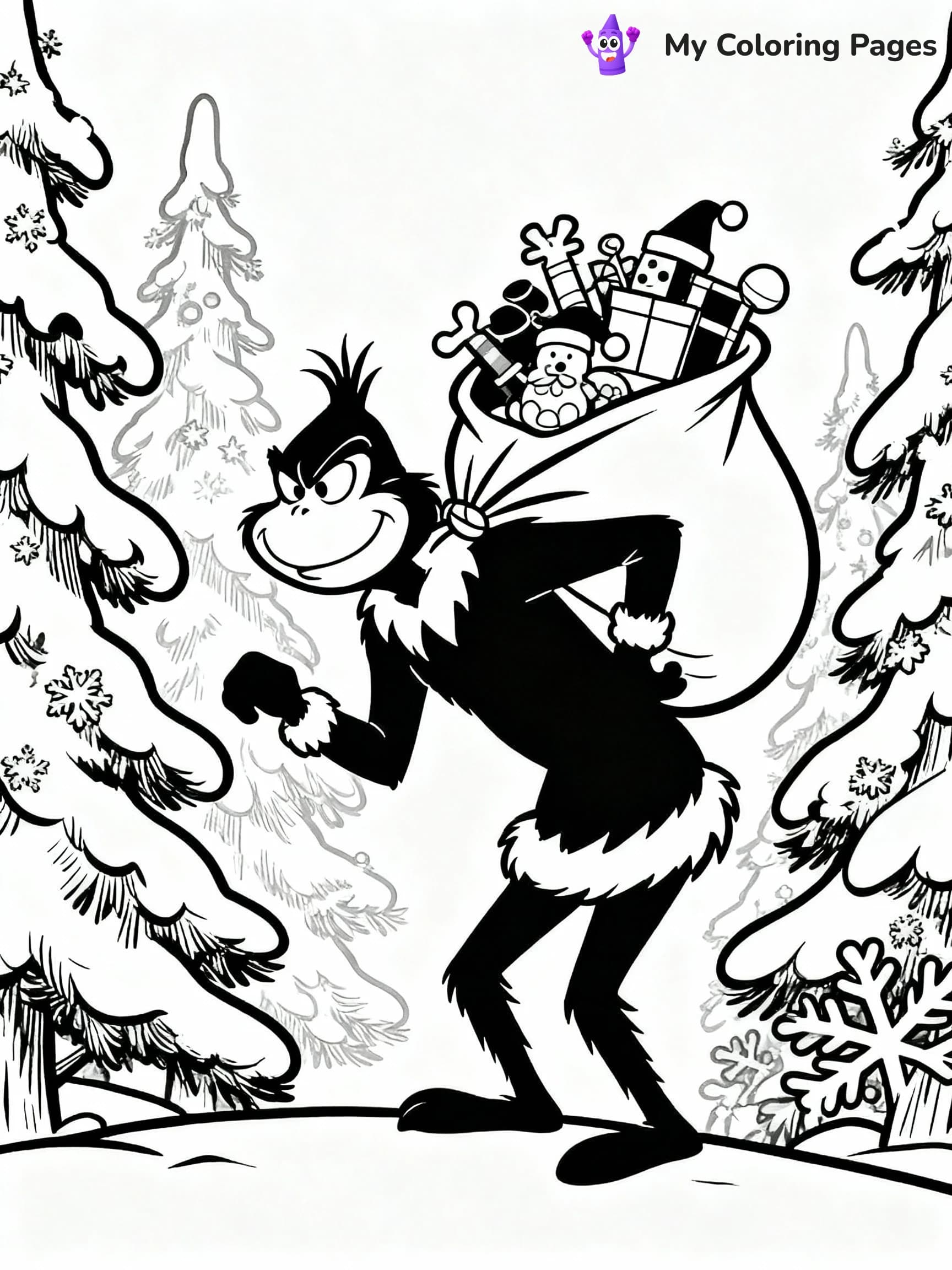 Grinch Coloring Pages - 8
