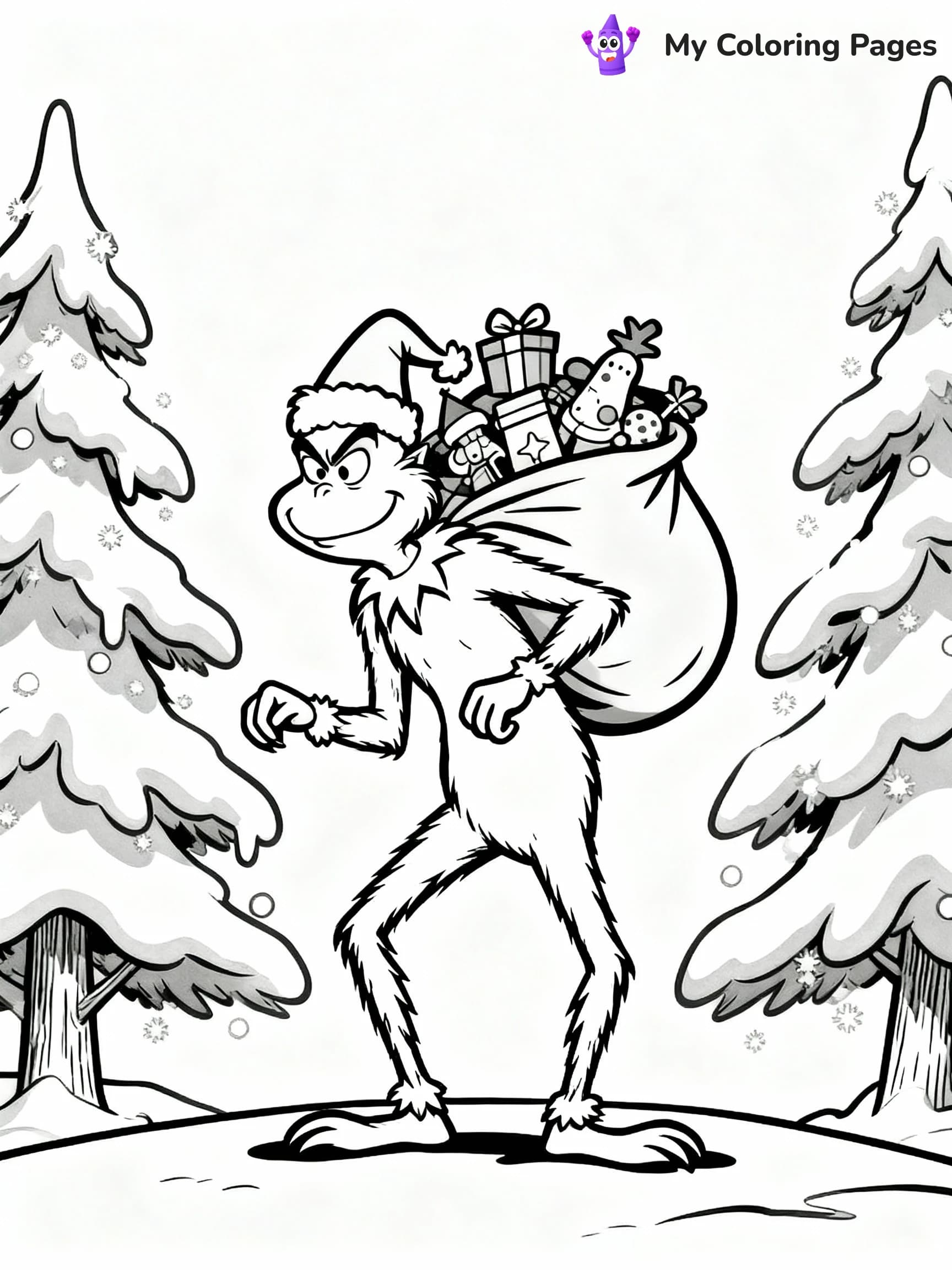 Grinch Coloring Pages - 7
