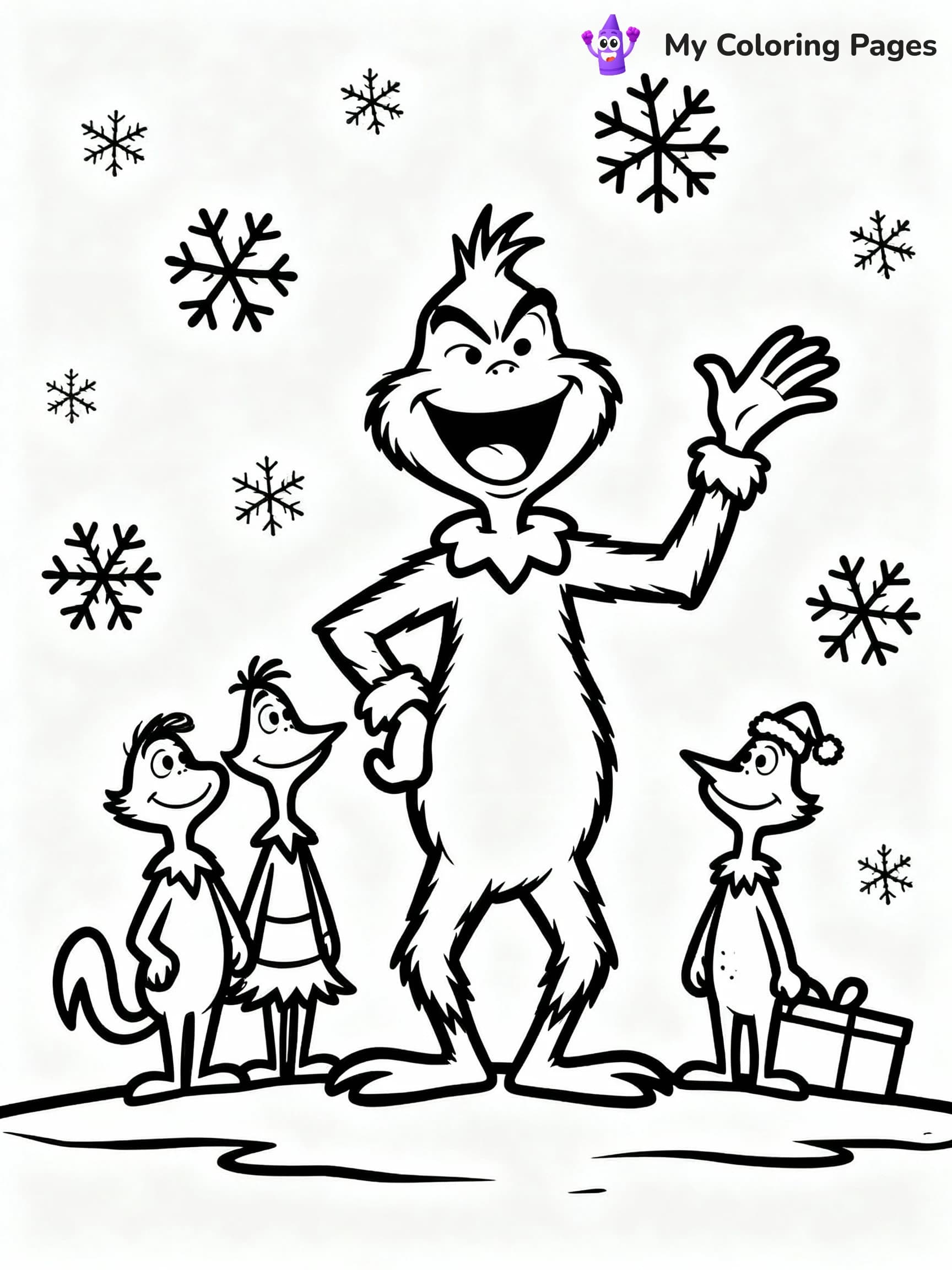 Grinch Coloring Pages - 6