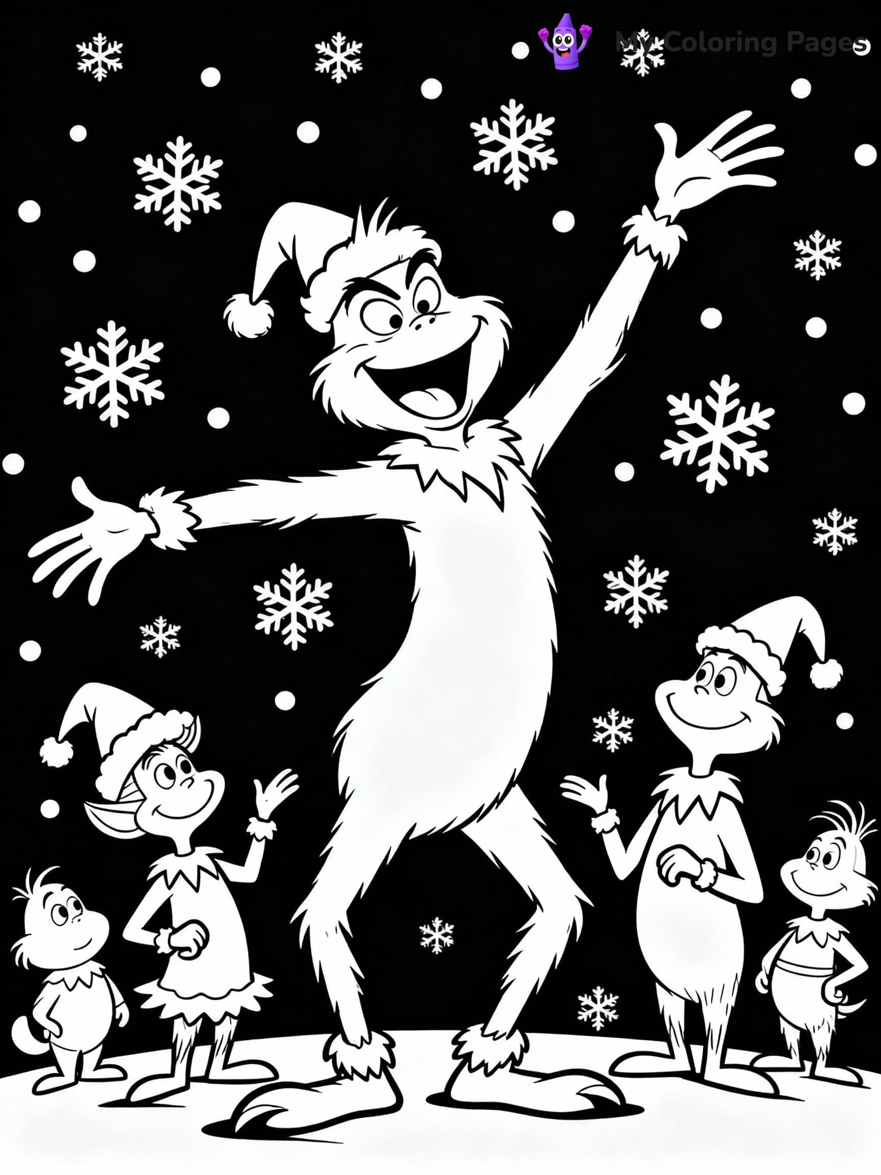 Grinch Coloring Pages - 3