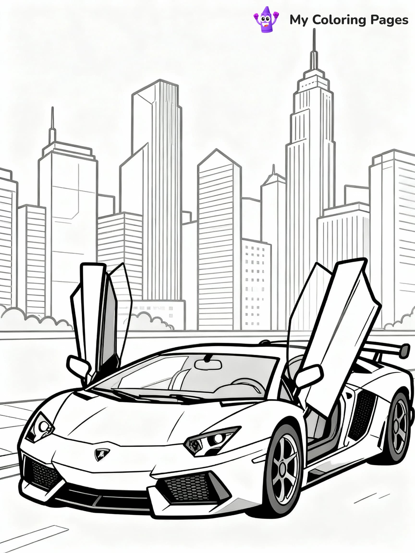 Car Coloring Pages - 23
