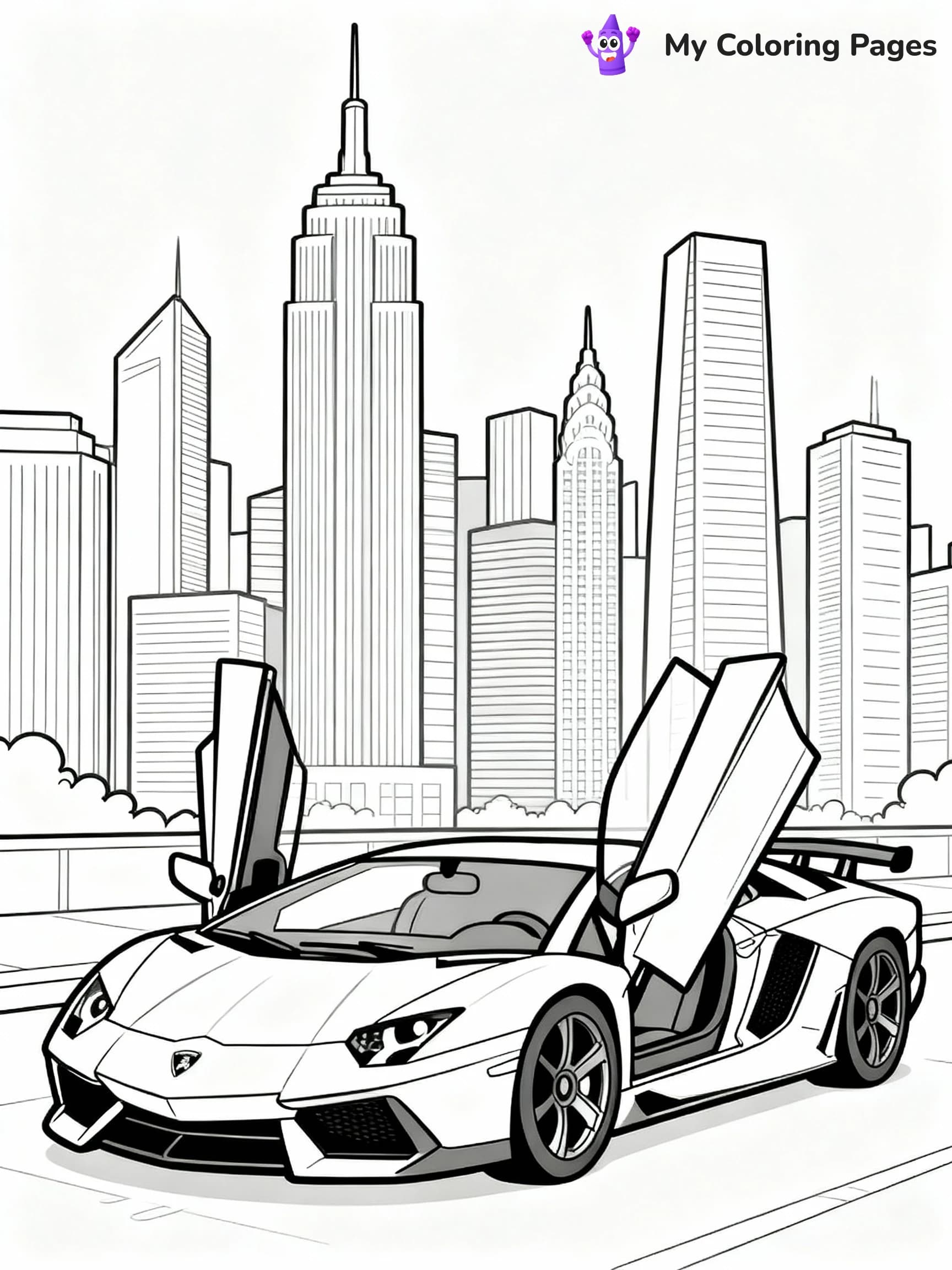 Car Coloring Pages - 21