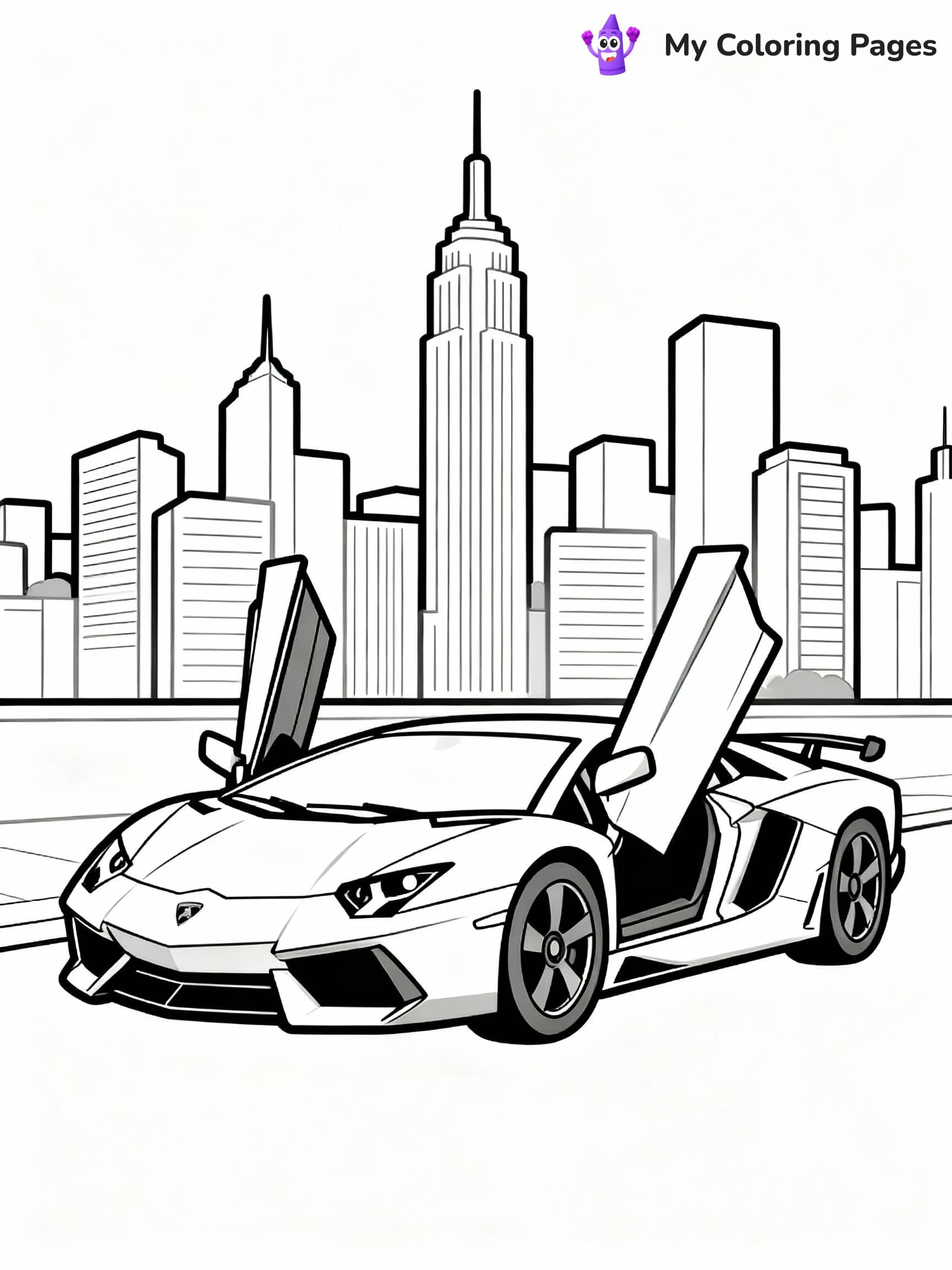Car Coloring Pages - 19