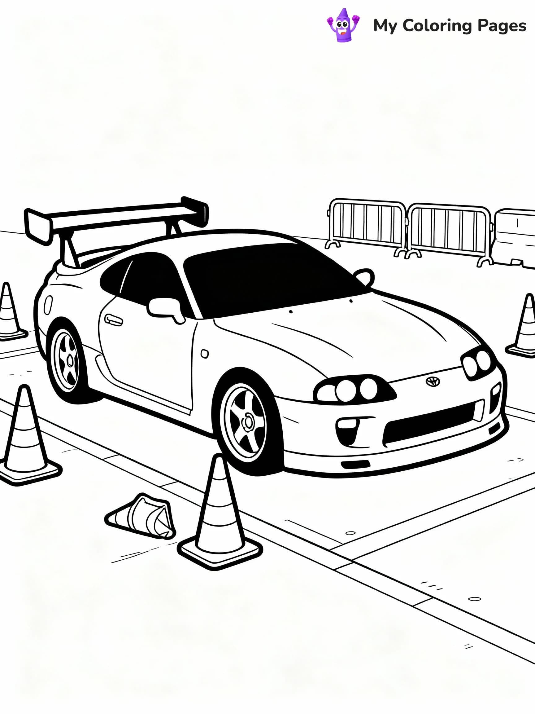 Car Coloring Pages - 1