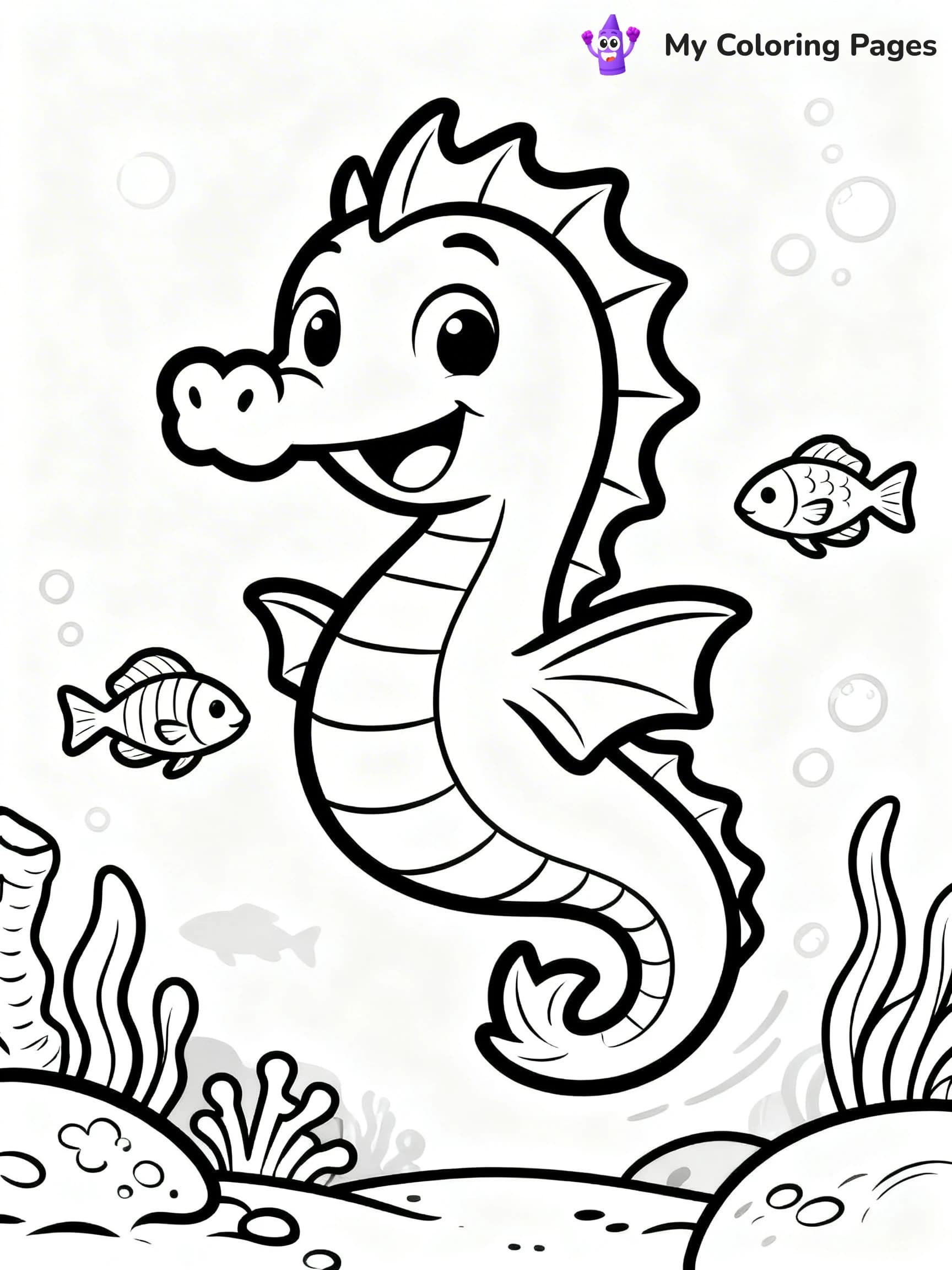 Sea Dragon Coloring Pages - 18