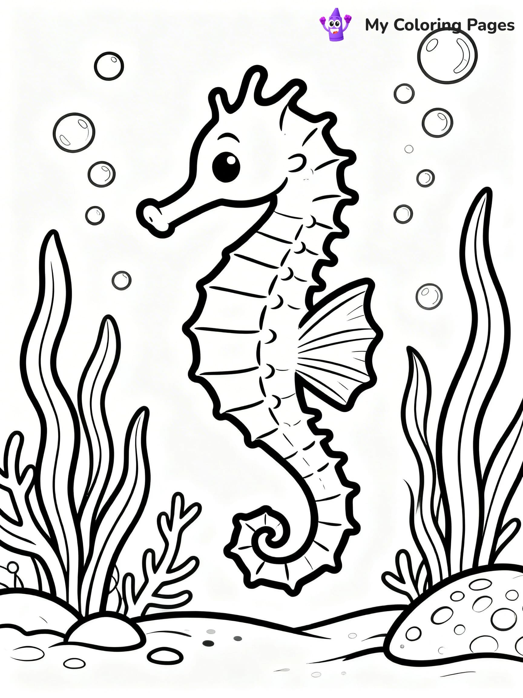 Sea Dragon Coloring Pages - 1