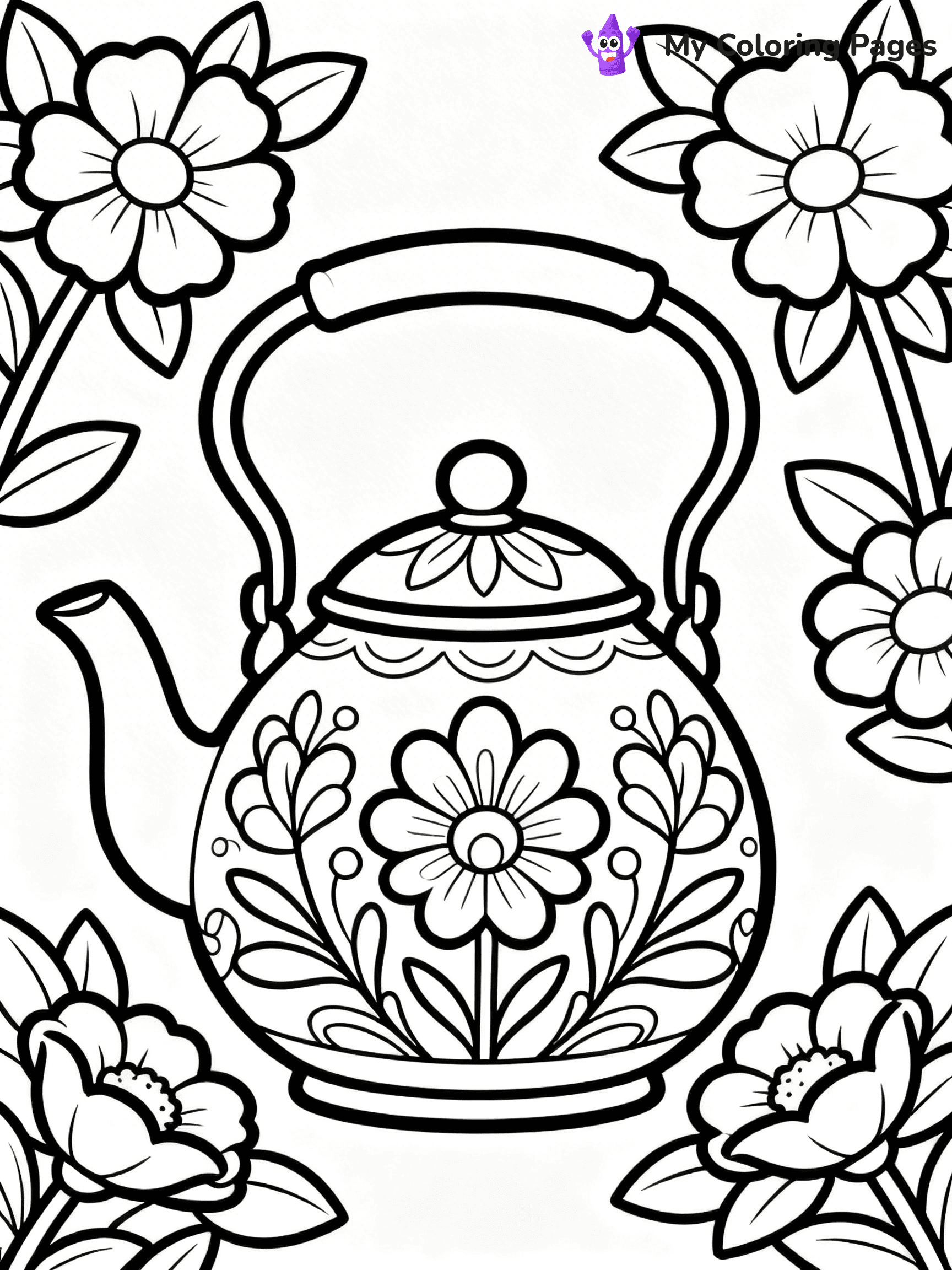 Tea Coloring Pages - 39