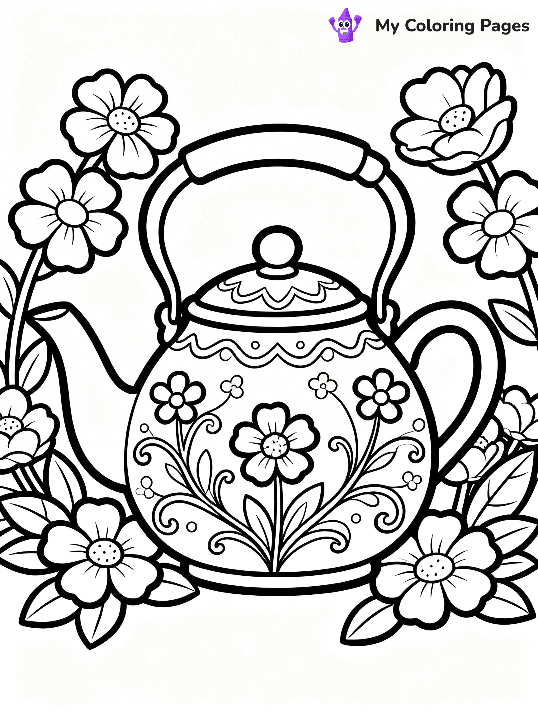 Tea Coloring Pages - 38
