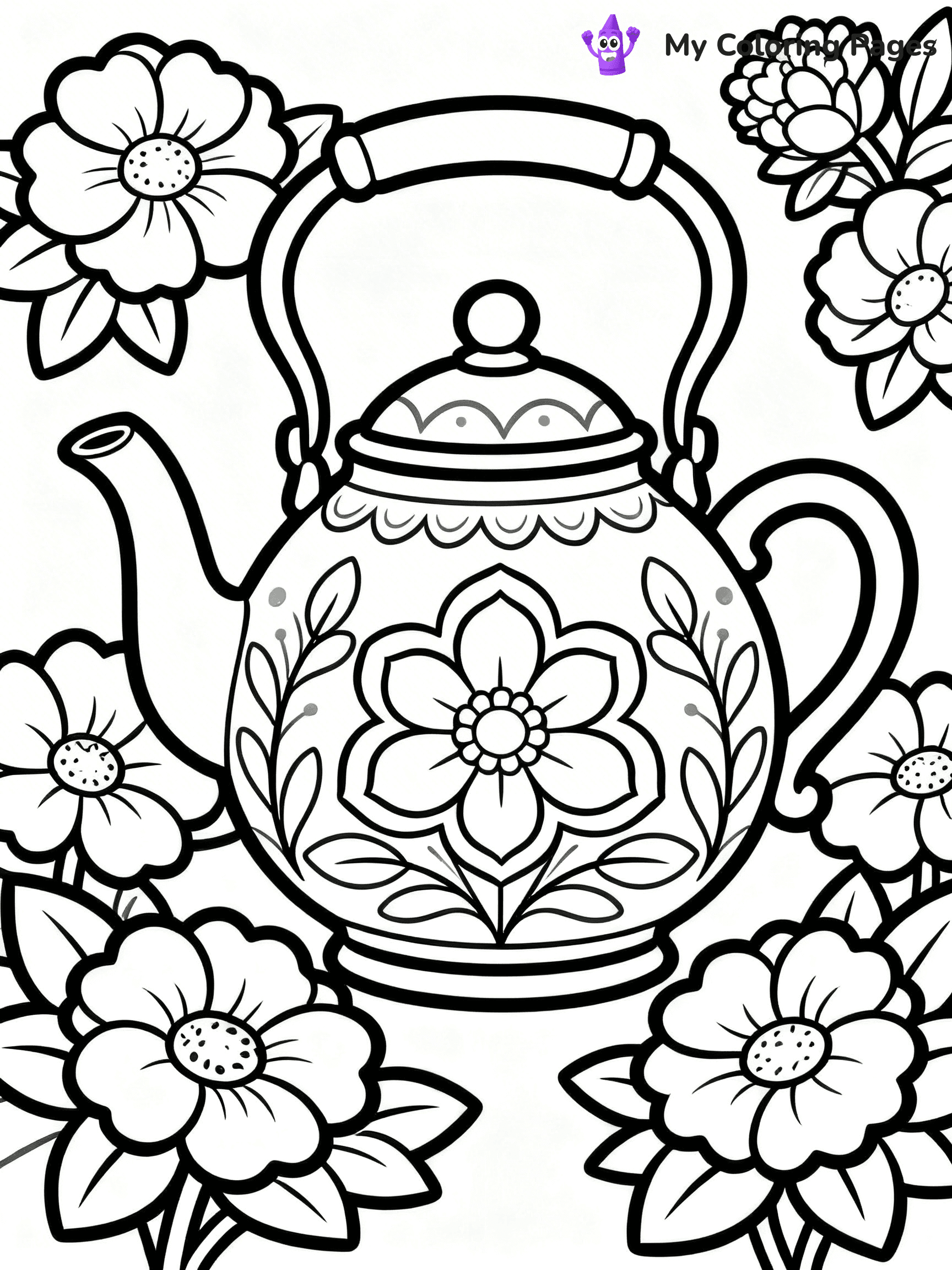Tea Coloring Pages - 37