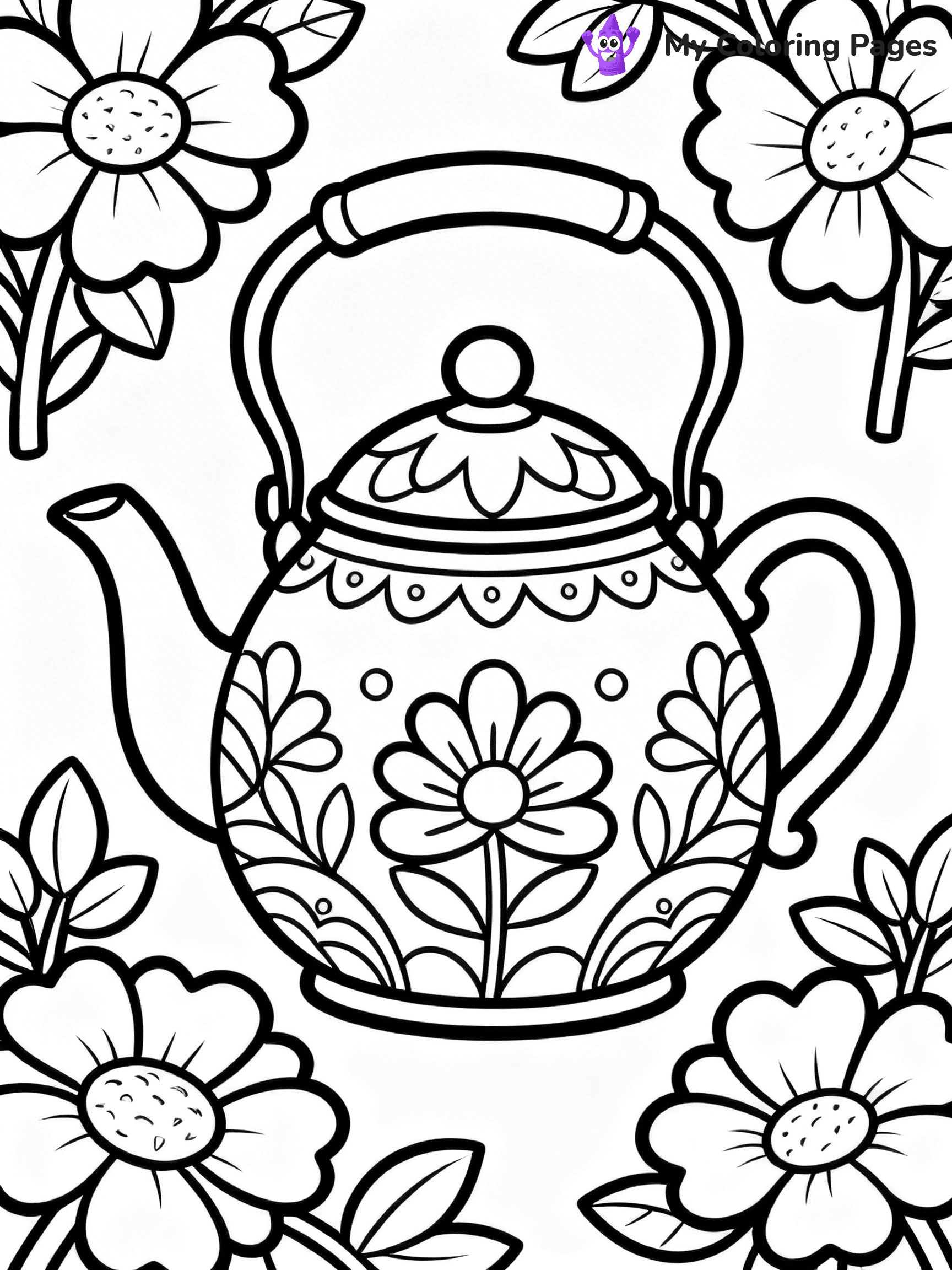 Tea Coloring Pages - 36