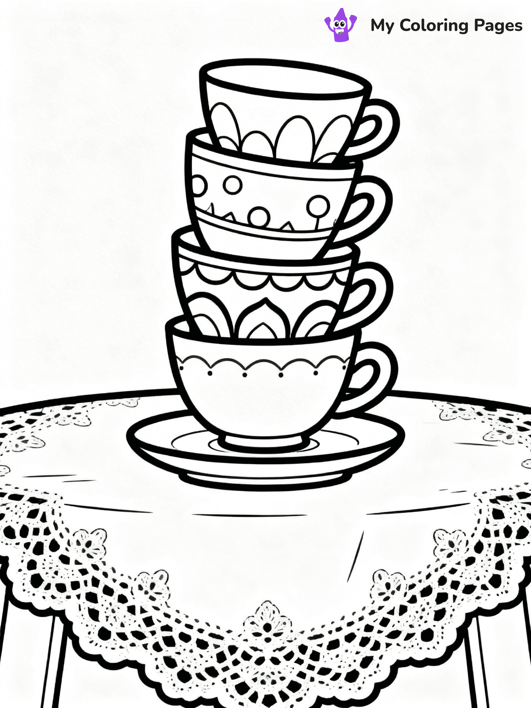 Tea Coloring Pages - 35