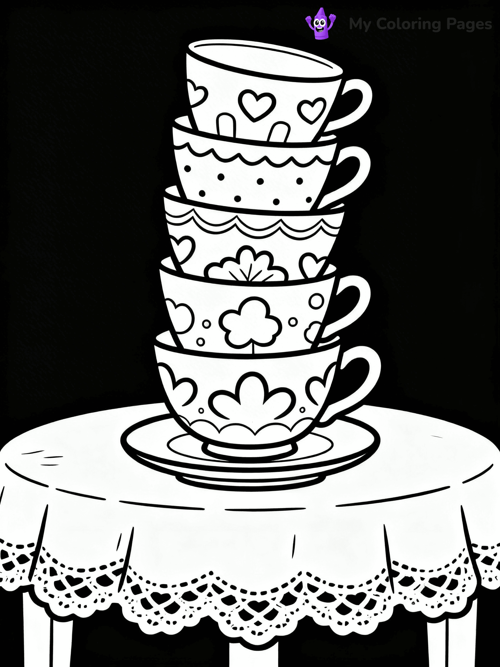Tea Coloring Pages - 33