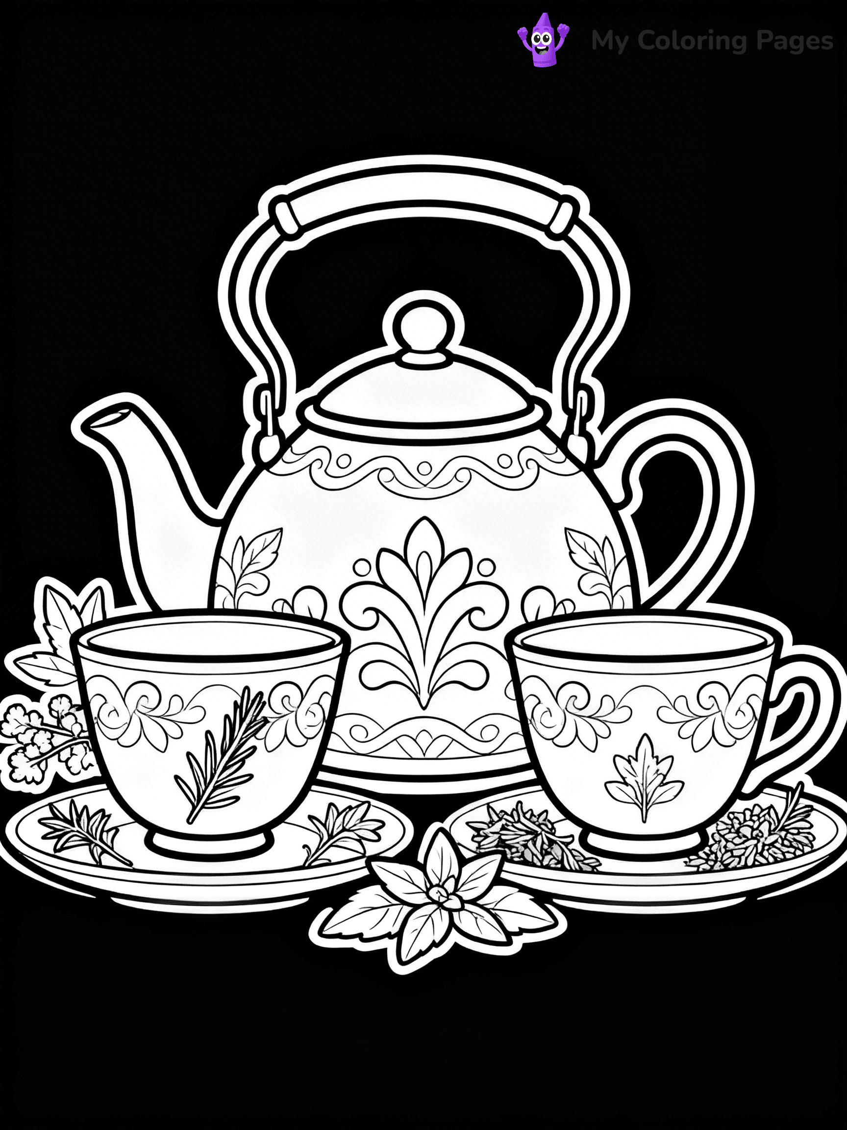 Tea Coloring Pages - 22