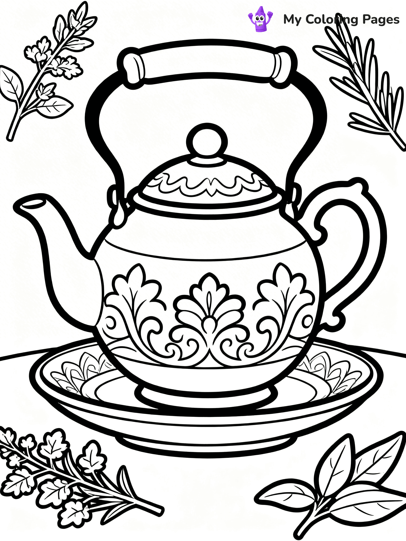 Tea Coloring Pages - 16