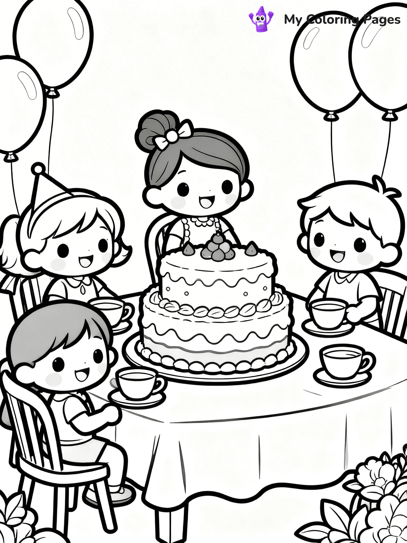 Tea Coloring Pages - 8