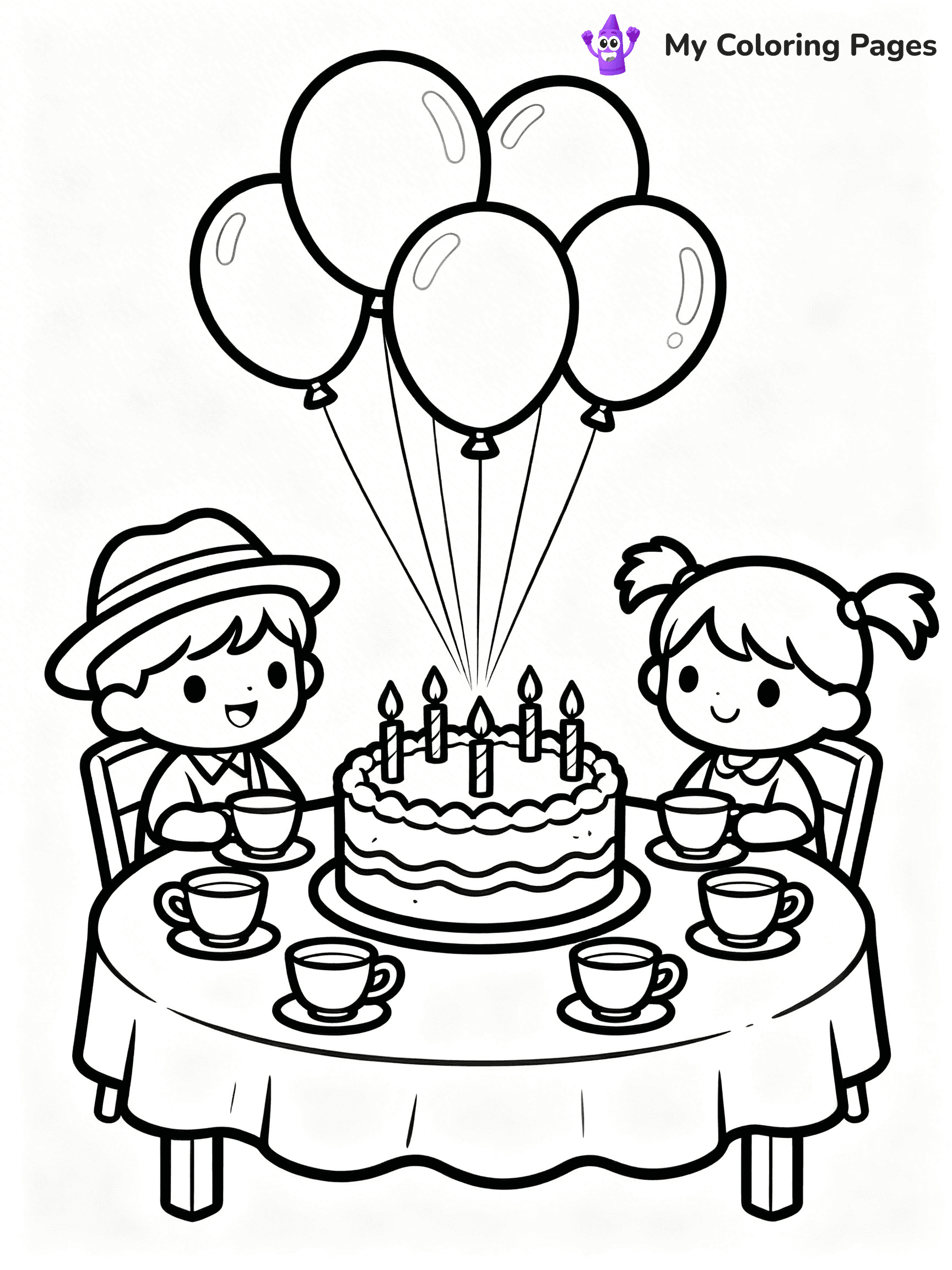 Tea Coloring Pages - 7