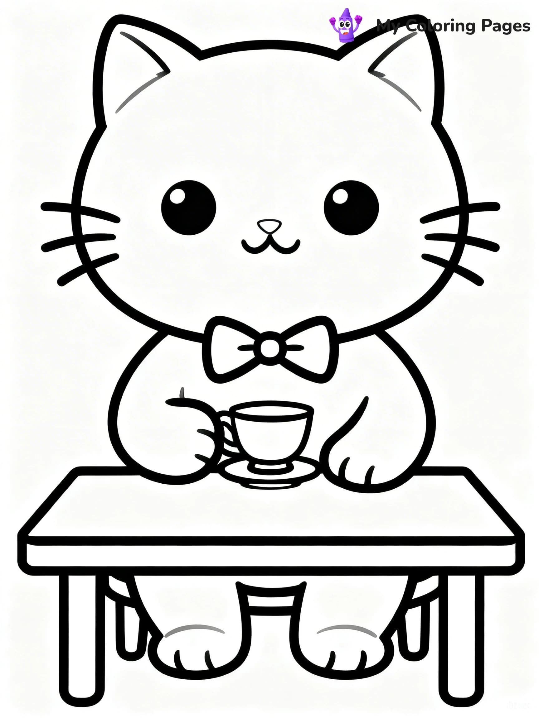 Tea Coloring Pages - 1