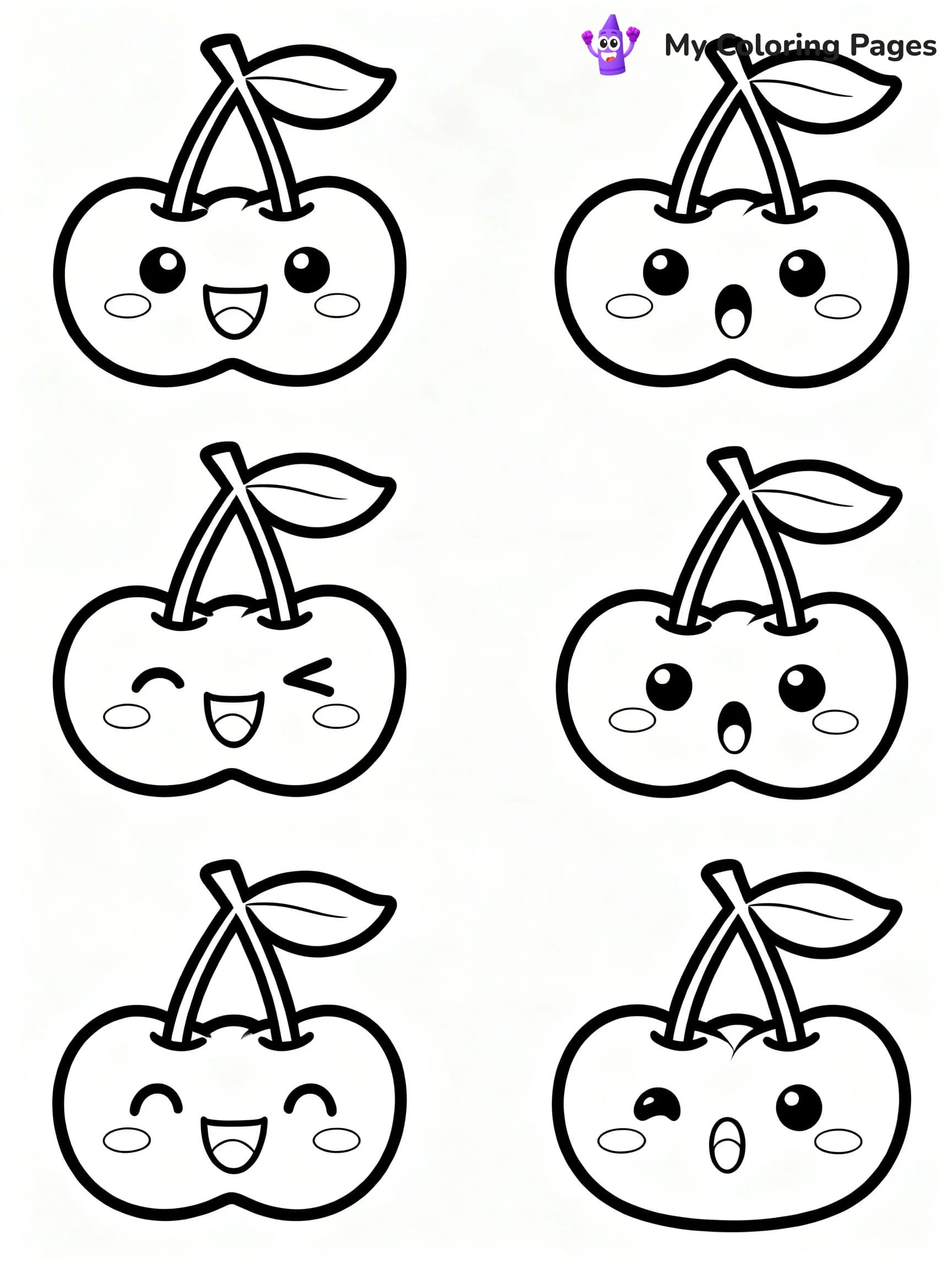 Cherry Coloring Pages - 15