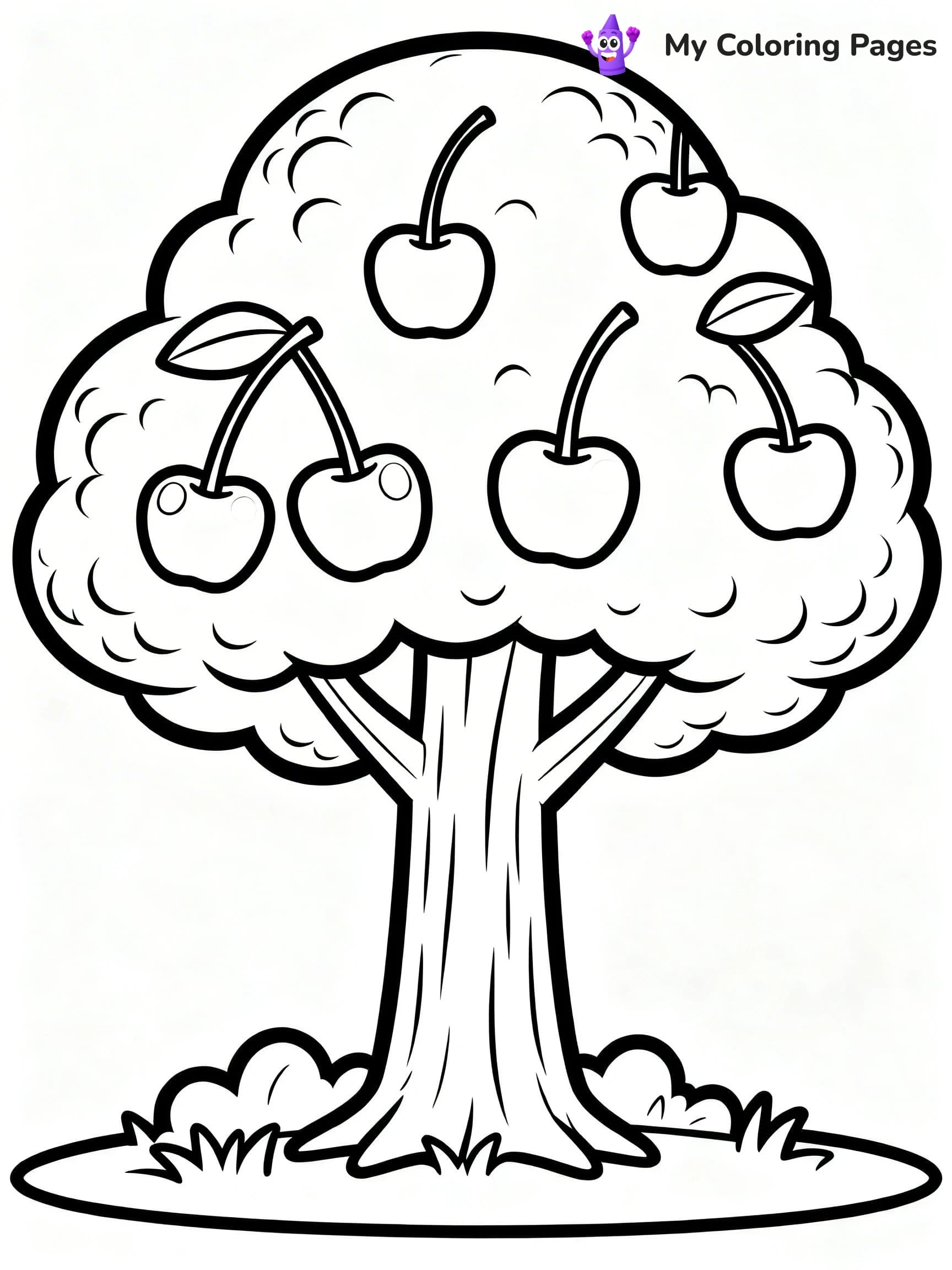 Cherry Coloring Pages - 13