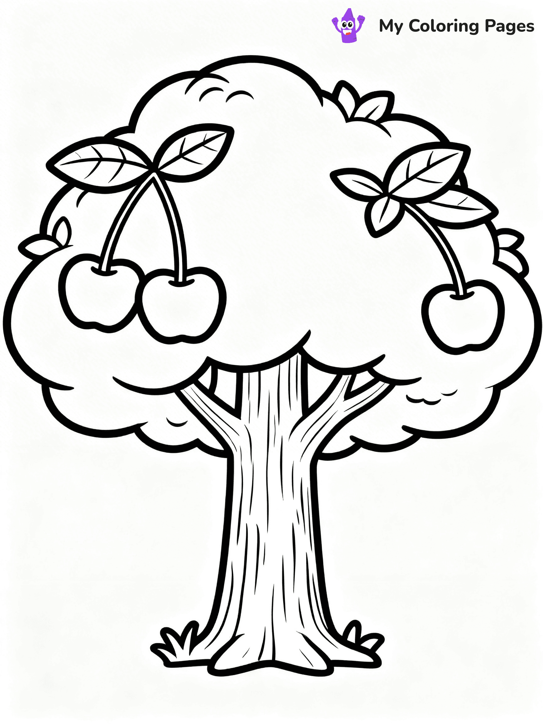 Cherry Coloring Pages - 8