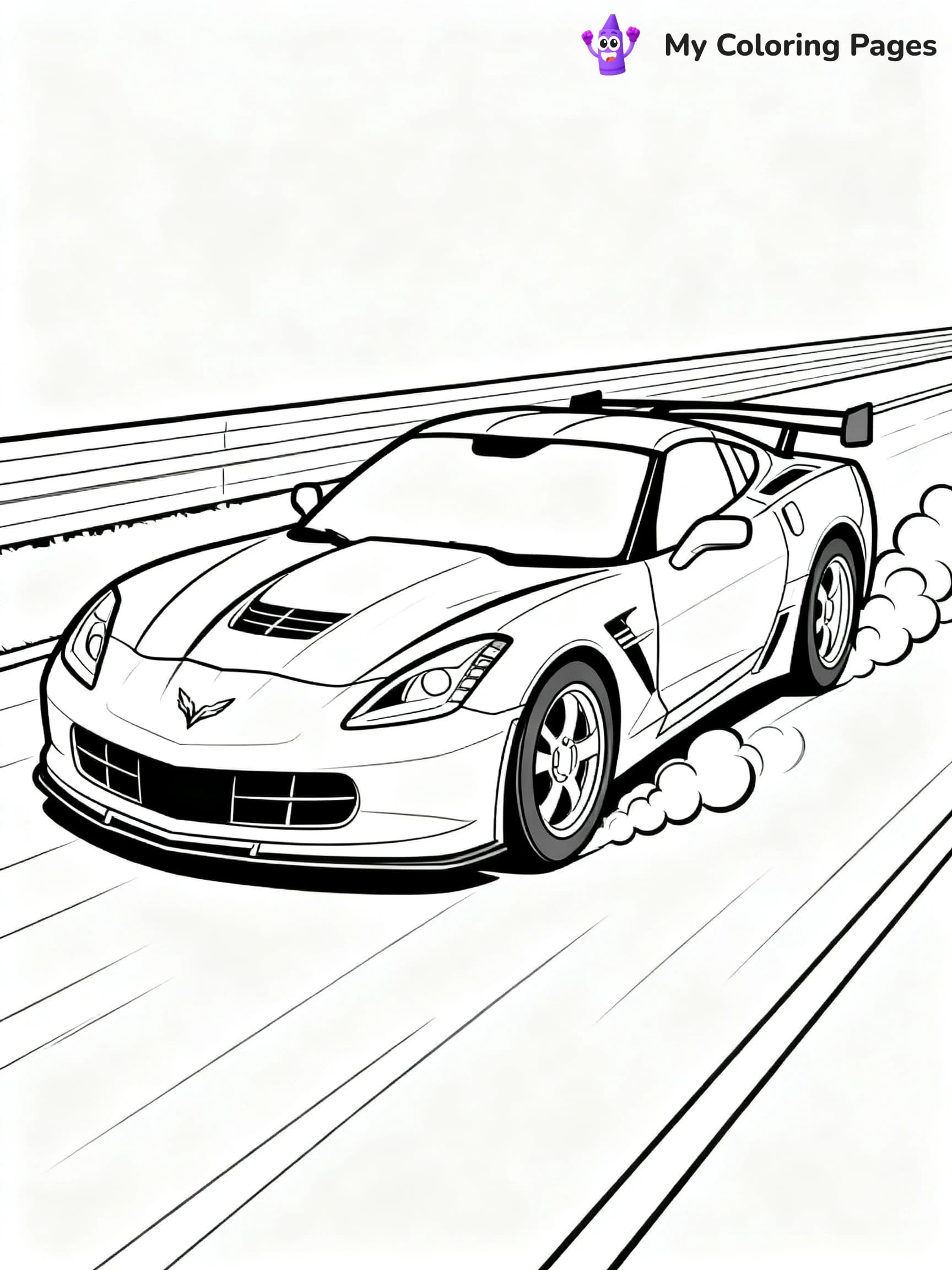 Corvette Coloring Pages - 6