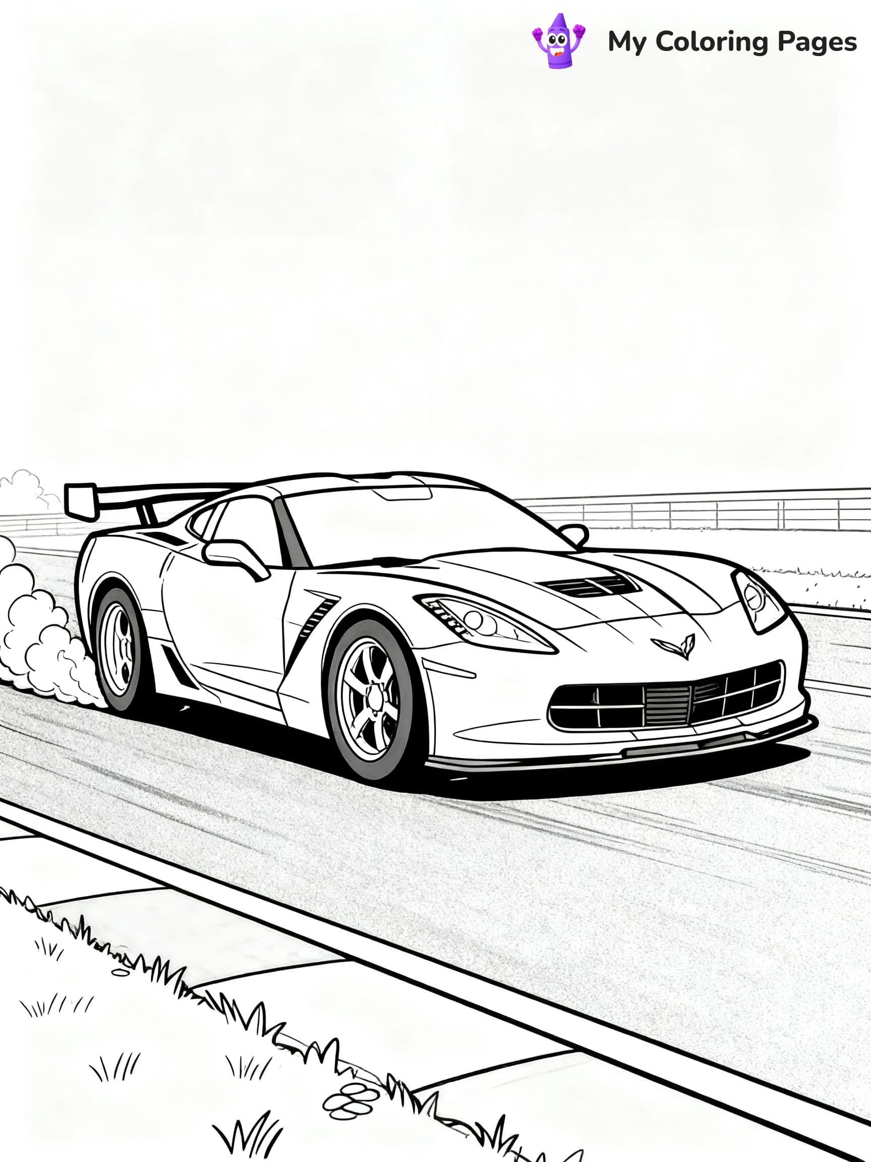 Corvette Coloring Pages - 5