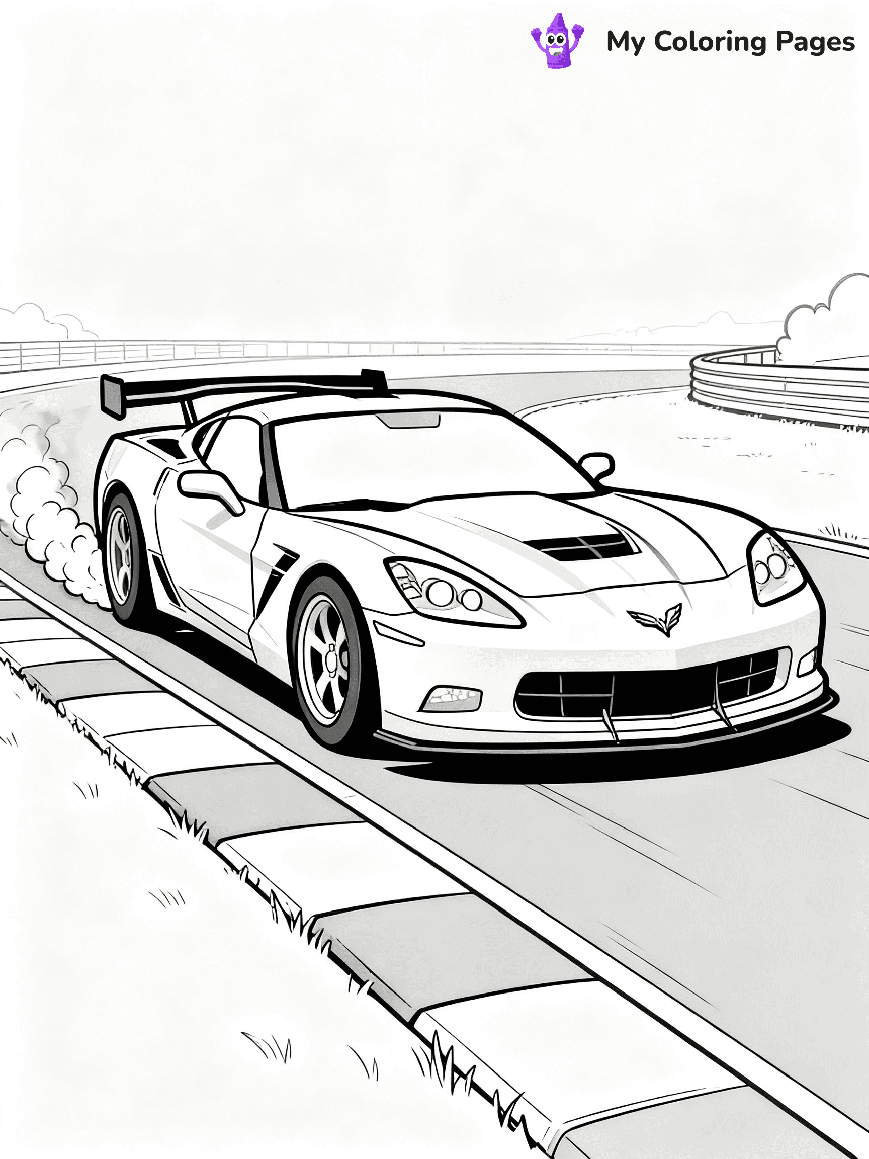 Corvette Coloring Pages - 2