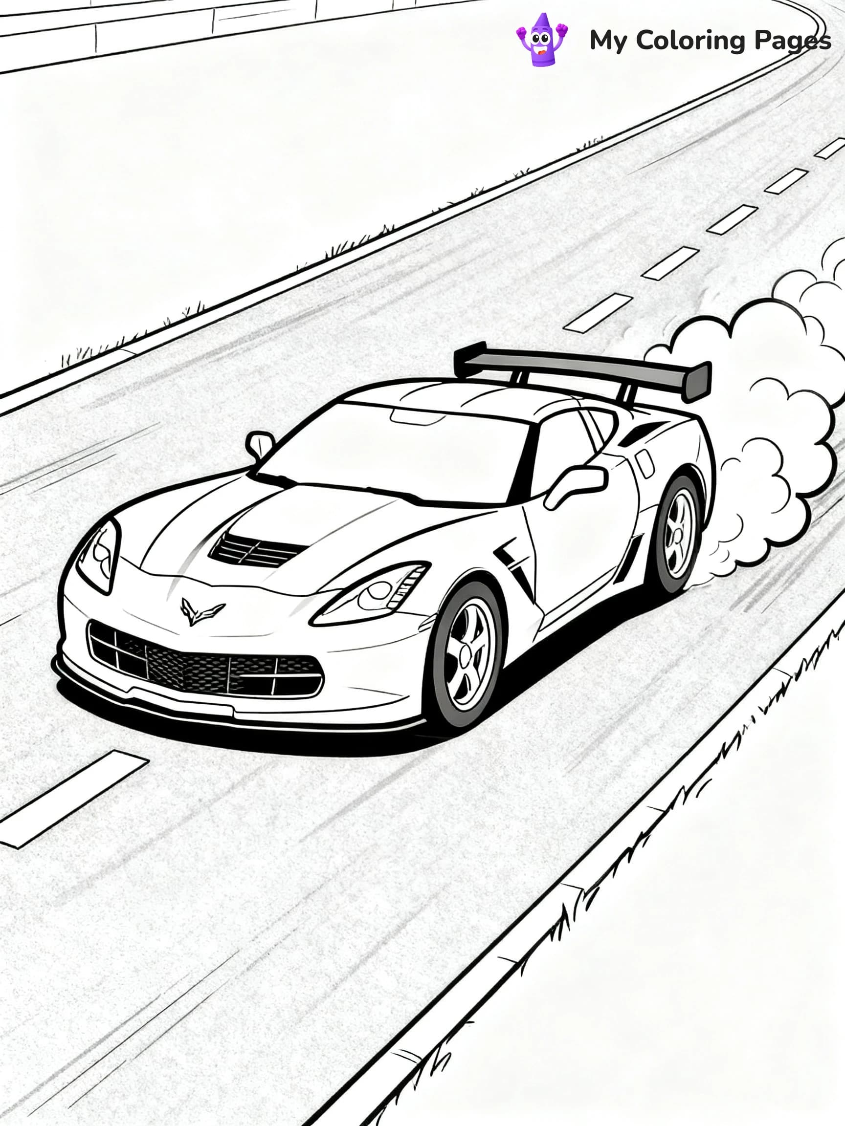 Corvette Coloring Pages - 1