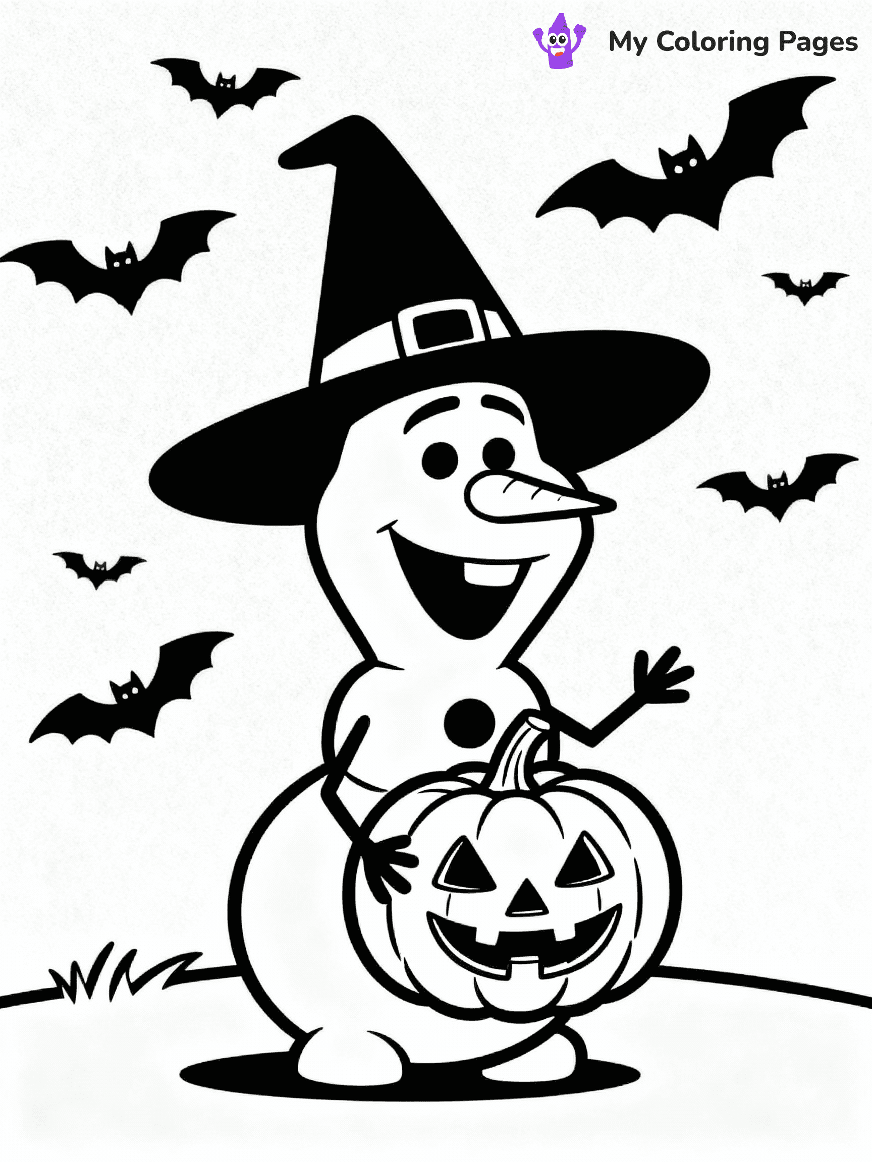 Disney Halloween Coloring Pages - 41