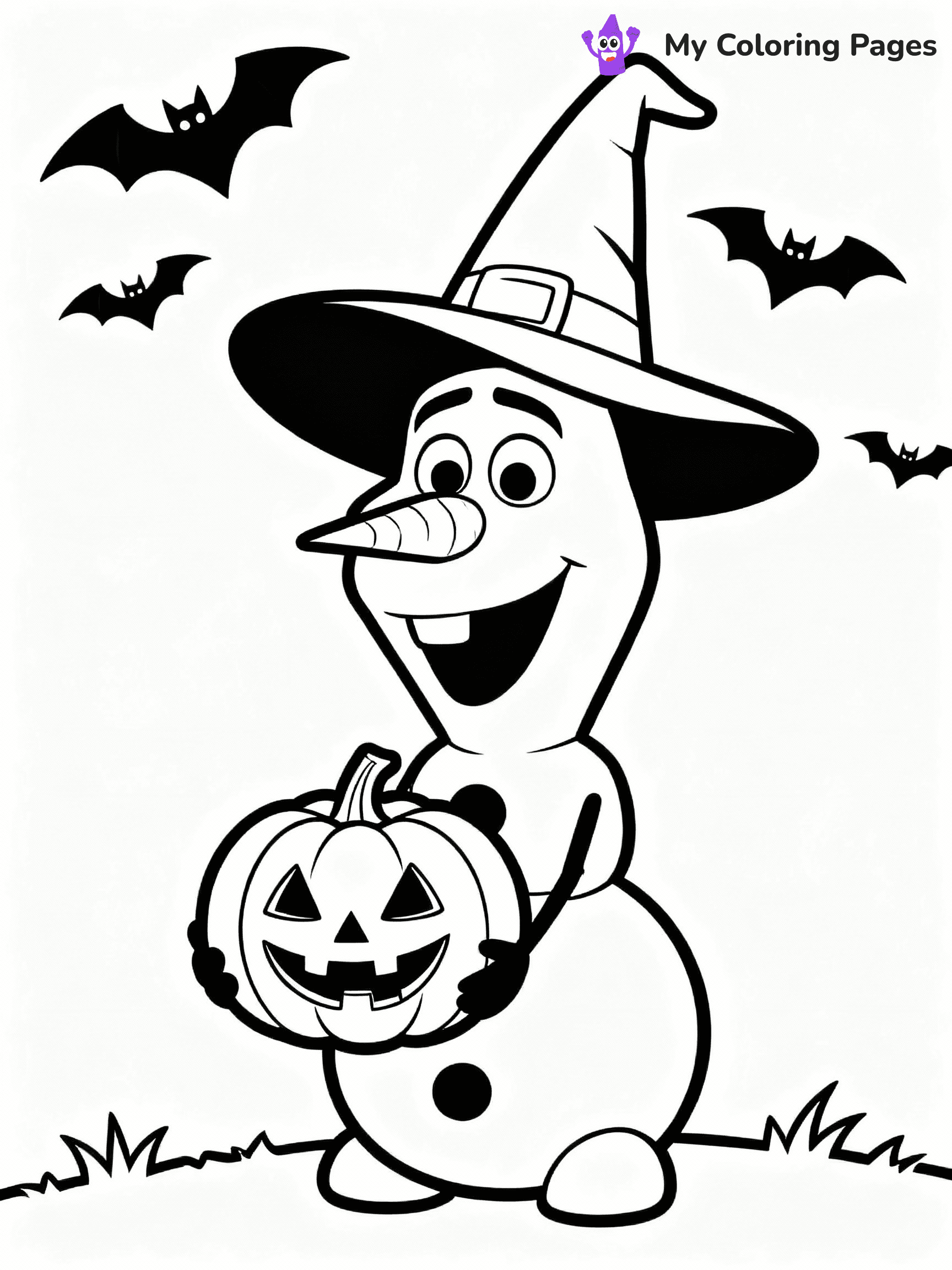 Disney Halloween Coloring Pages - 37