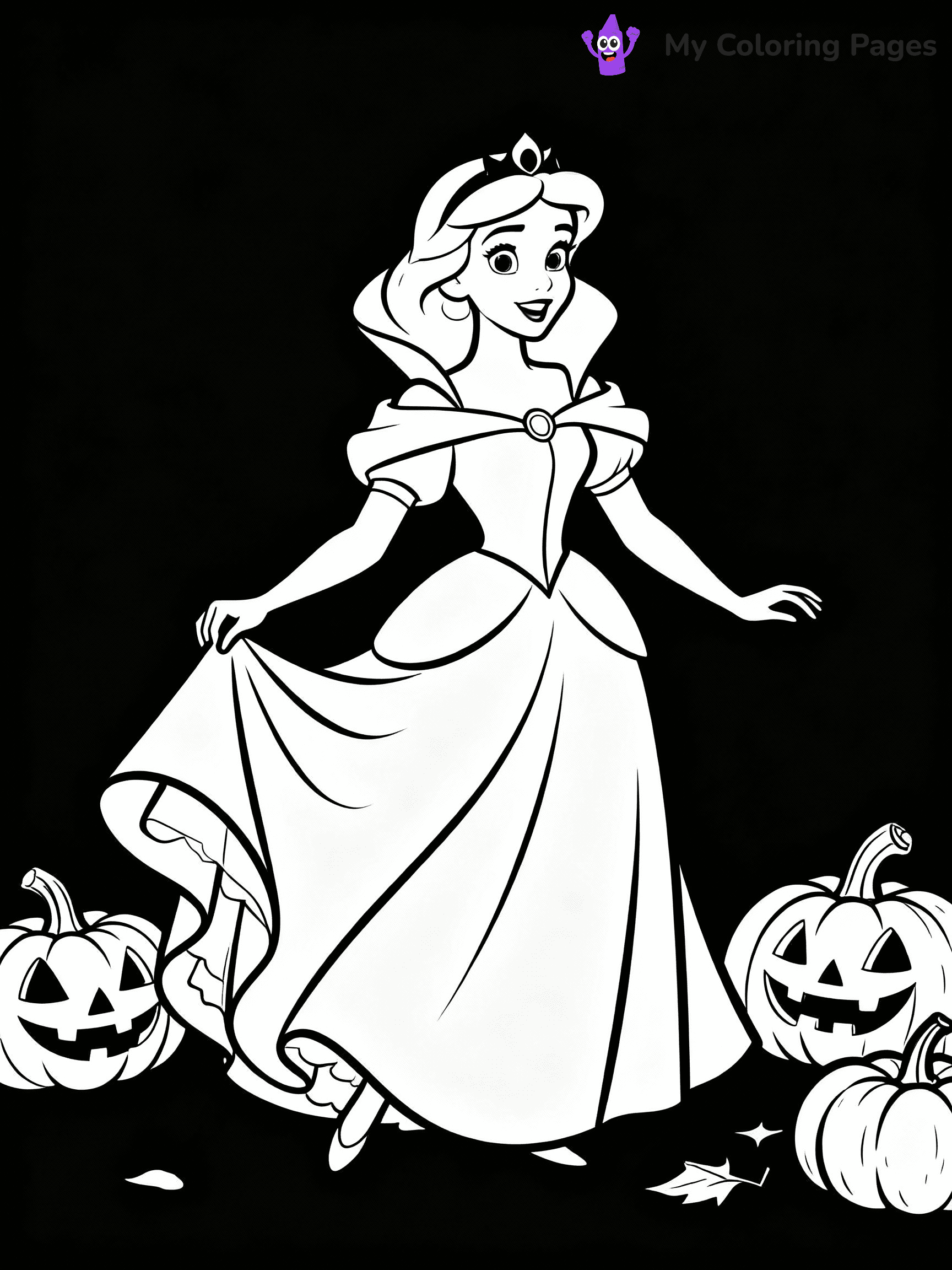 Disney Halloween Coloring Pages - 35