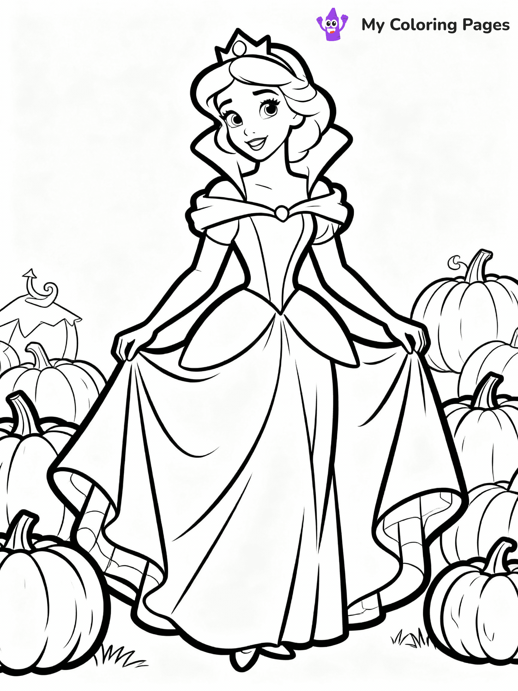 Disney Halloween Coloring Pages - 34