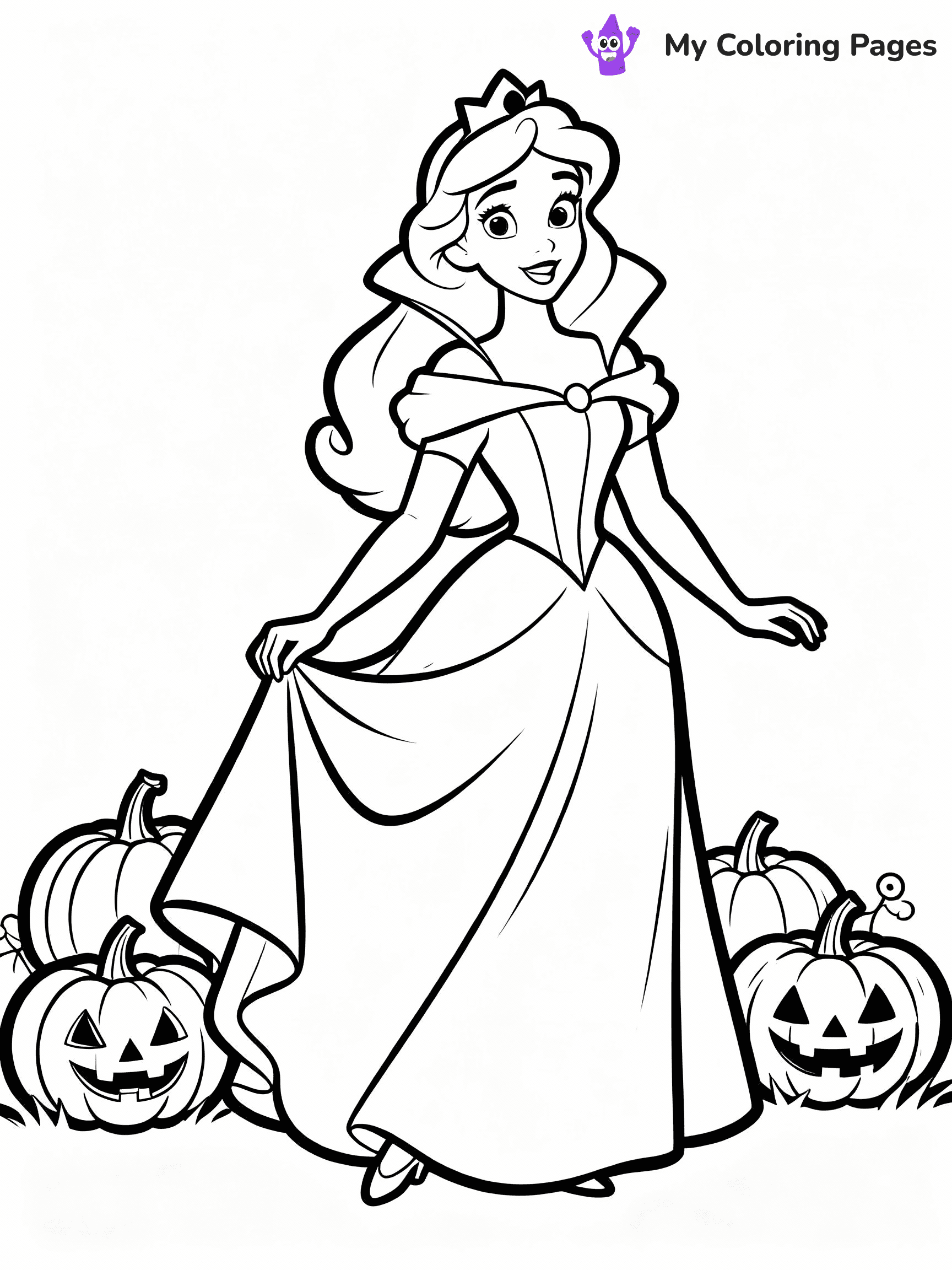 Disney Halloween Coloring Pages - 33