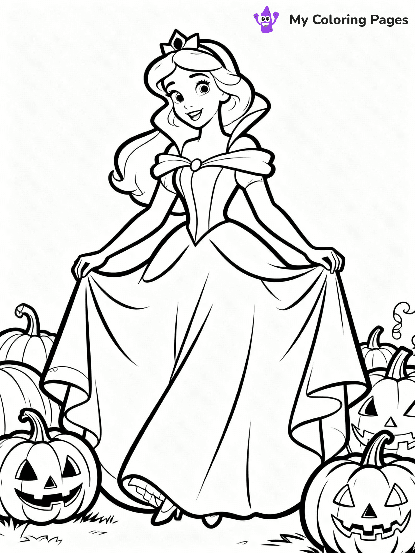 Disney Halloween Coloring Pages - 32
