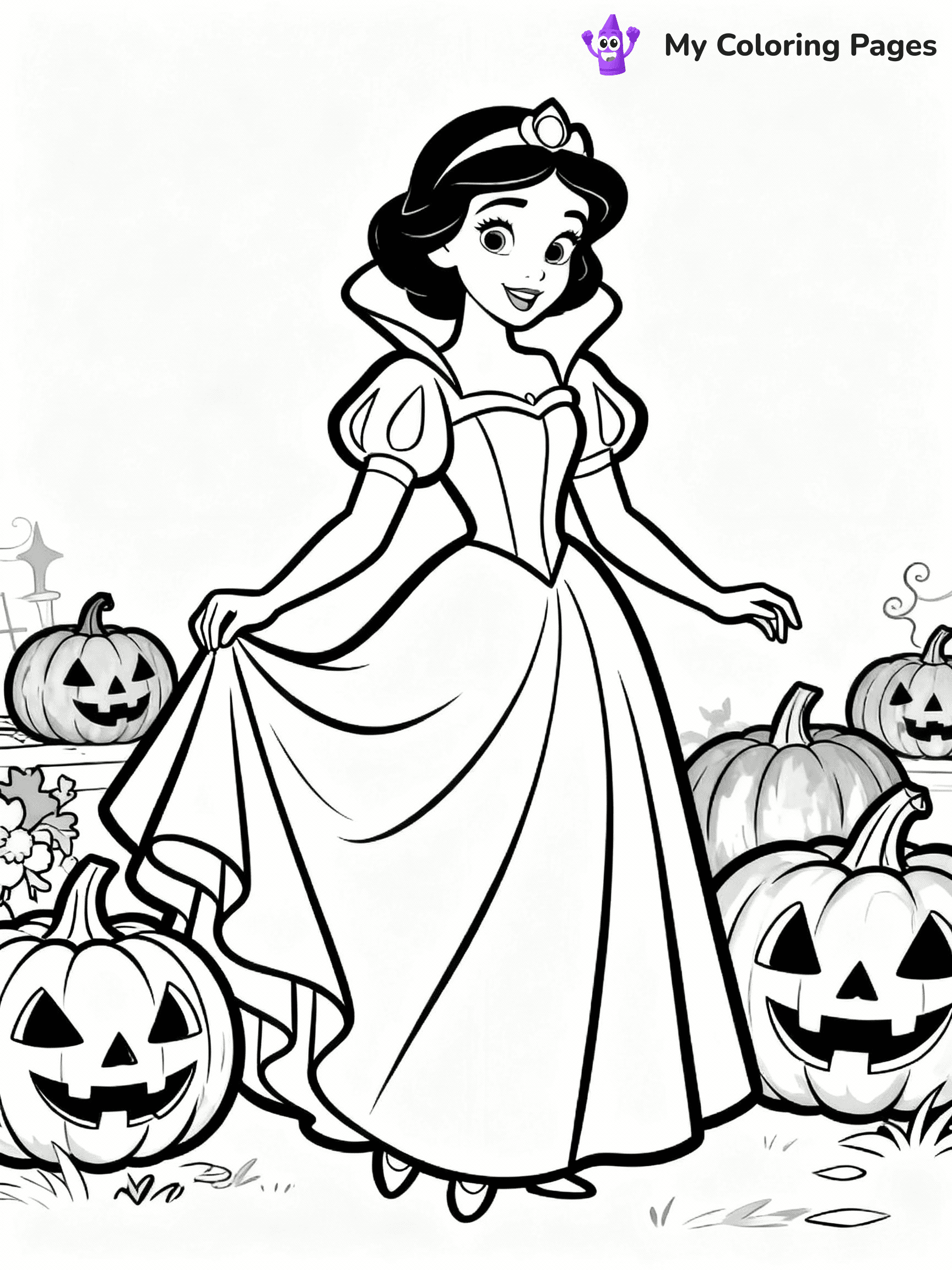 Disney Halloween Coloring Pages - 31