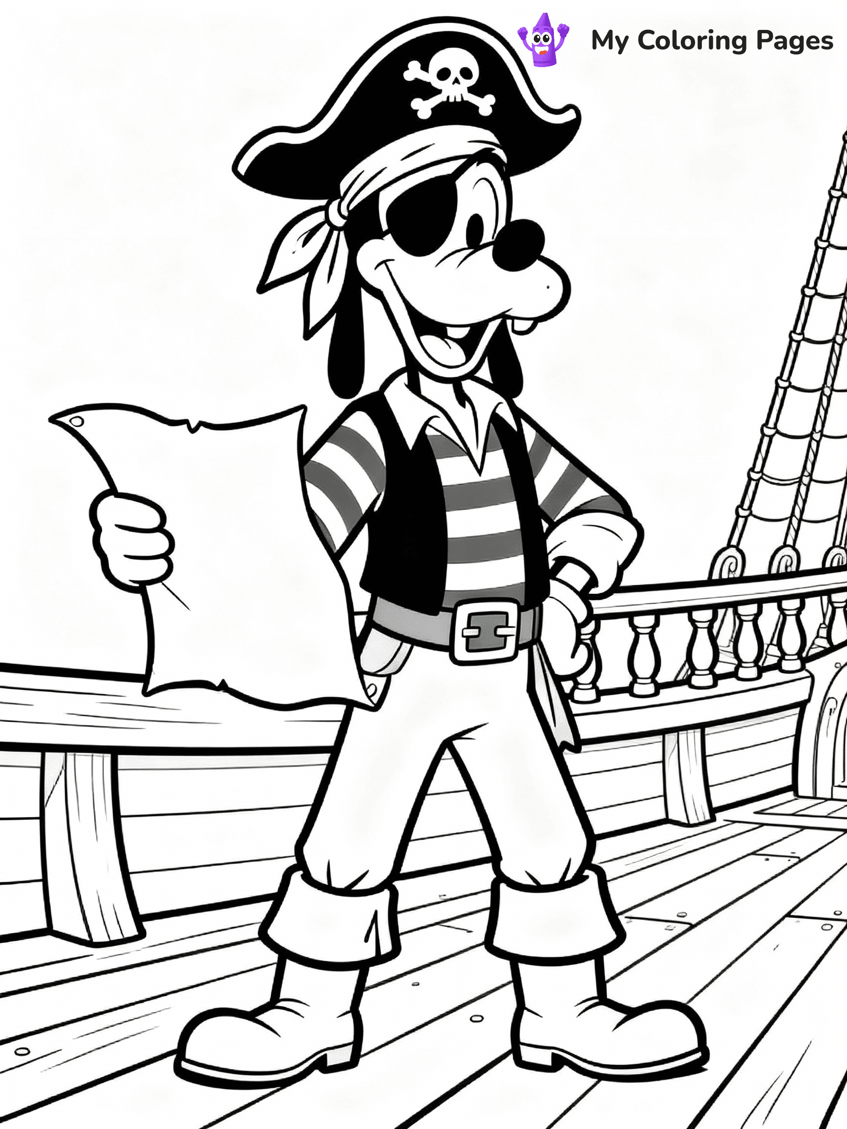 Disney Halloween Coloring Pages - 28