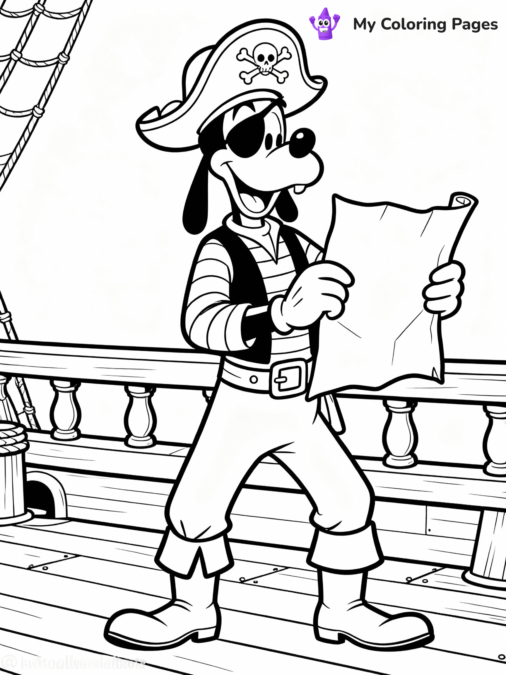 Disney Halloween Coloring Pages - 25