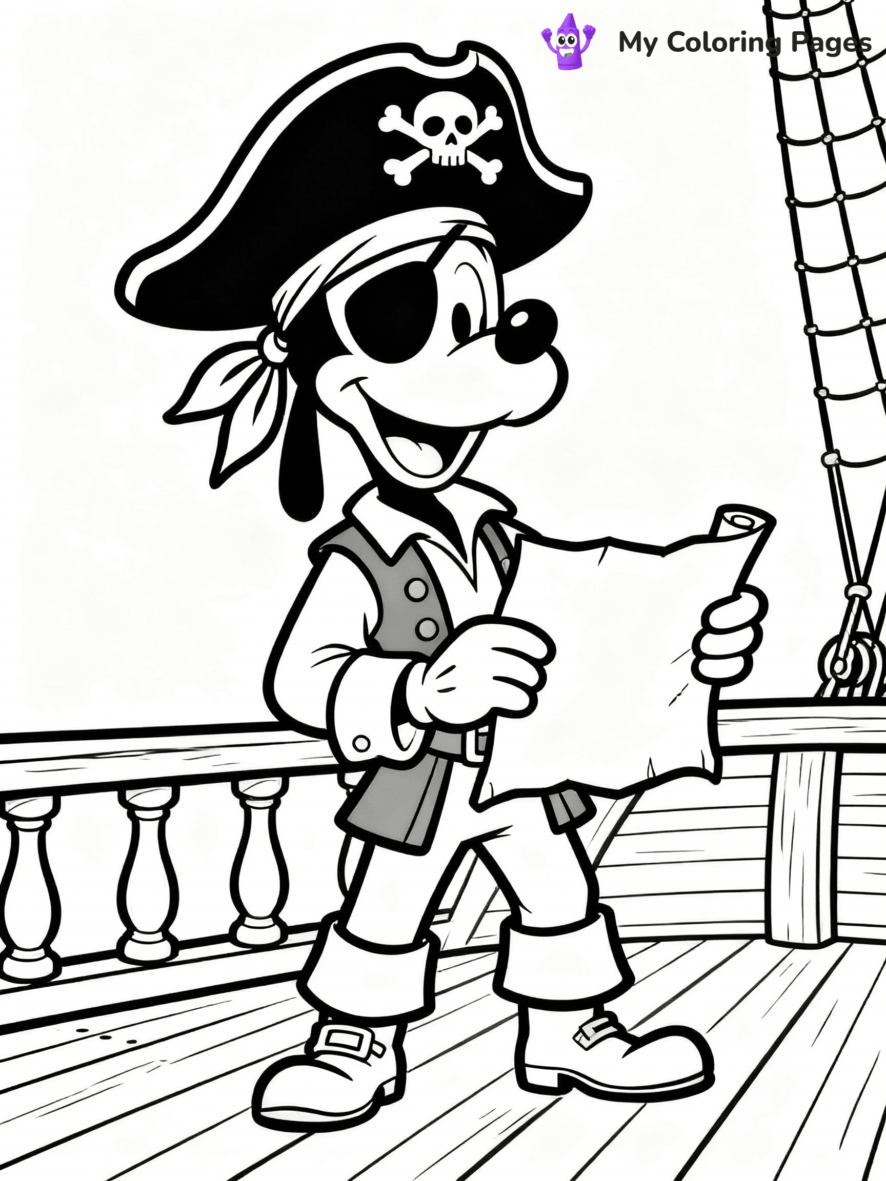 Disney Halloween Coloring Pages - 24