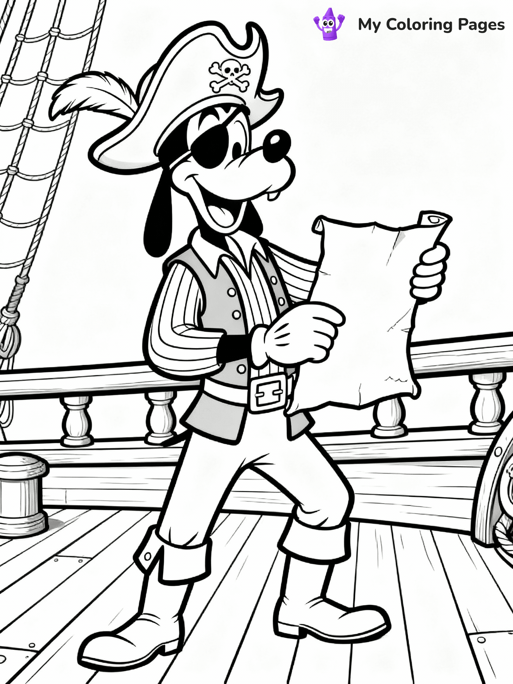 Disney Halloween Coloring Pages - 23