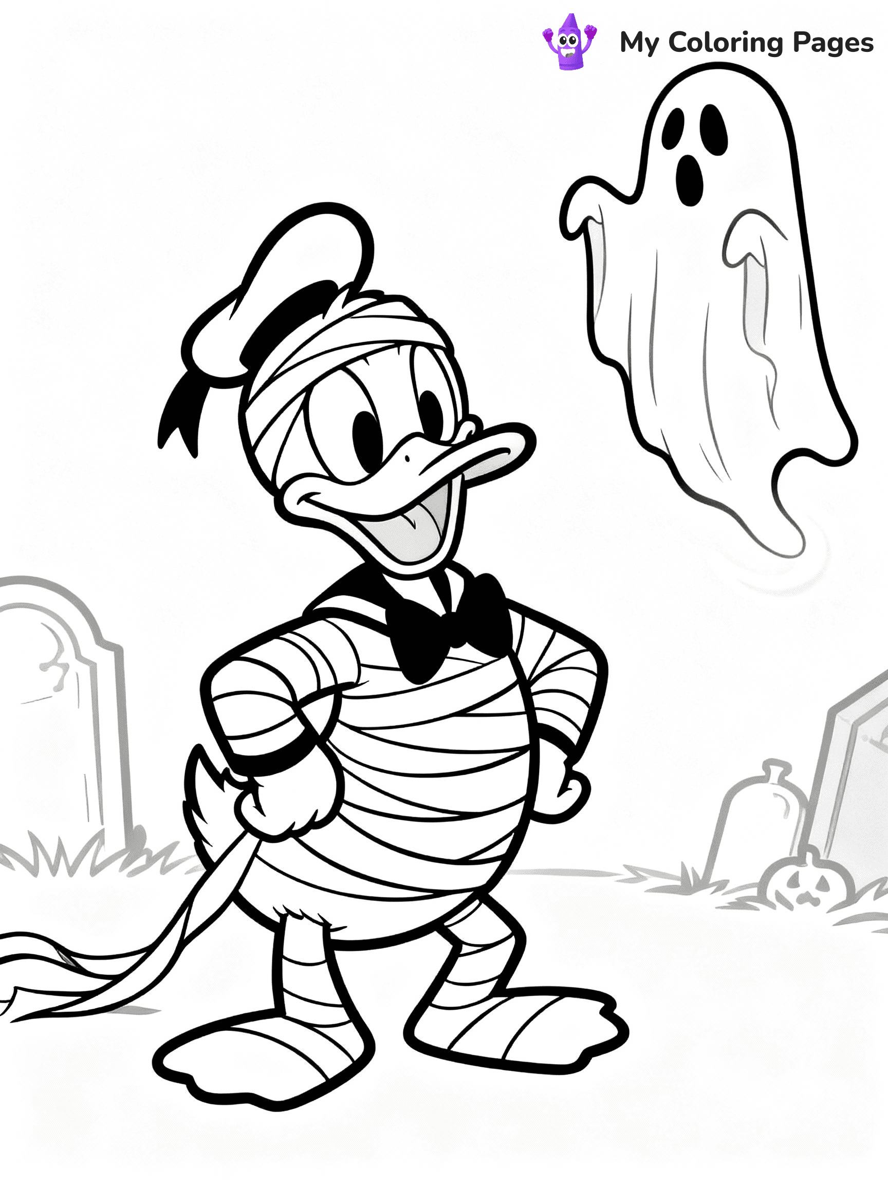 Disney Halloween Coloring Pages - 19