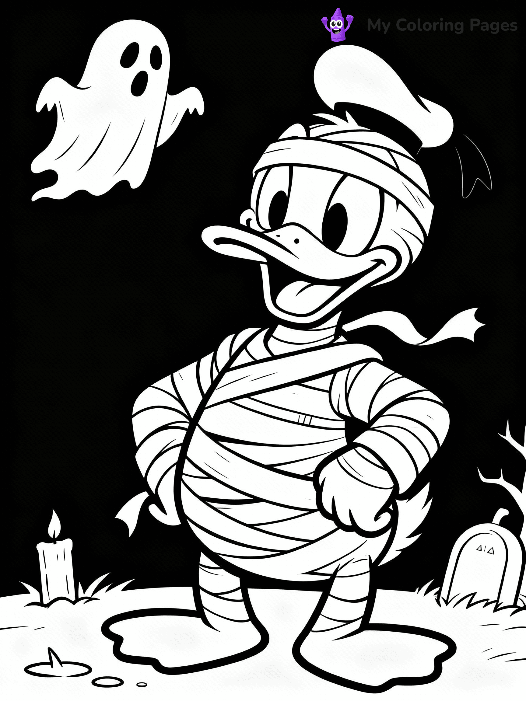 Disney Halloween Coloring Pages - 18