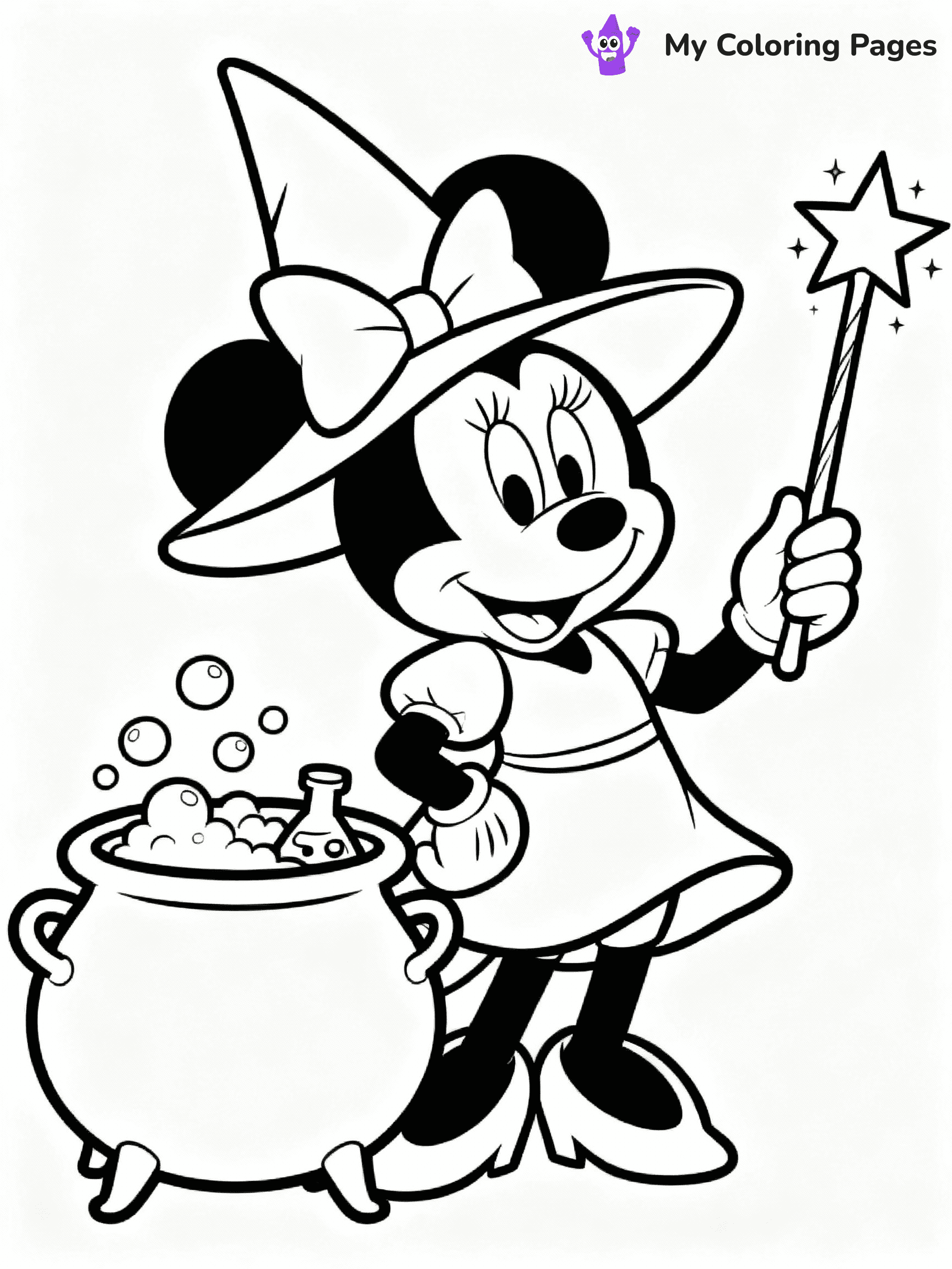 Disney Halloween Coloring Pages - 13