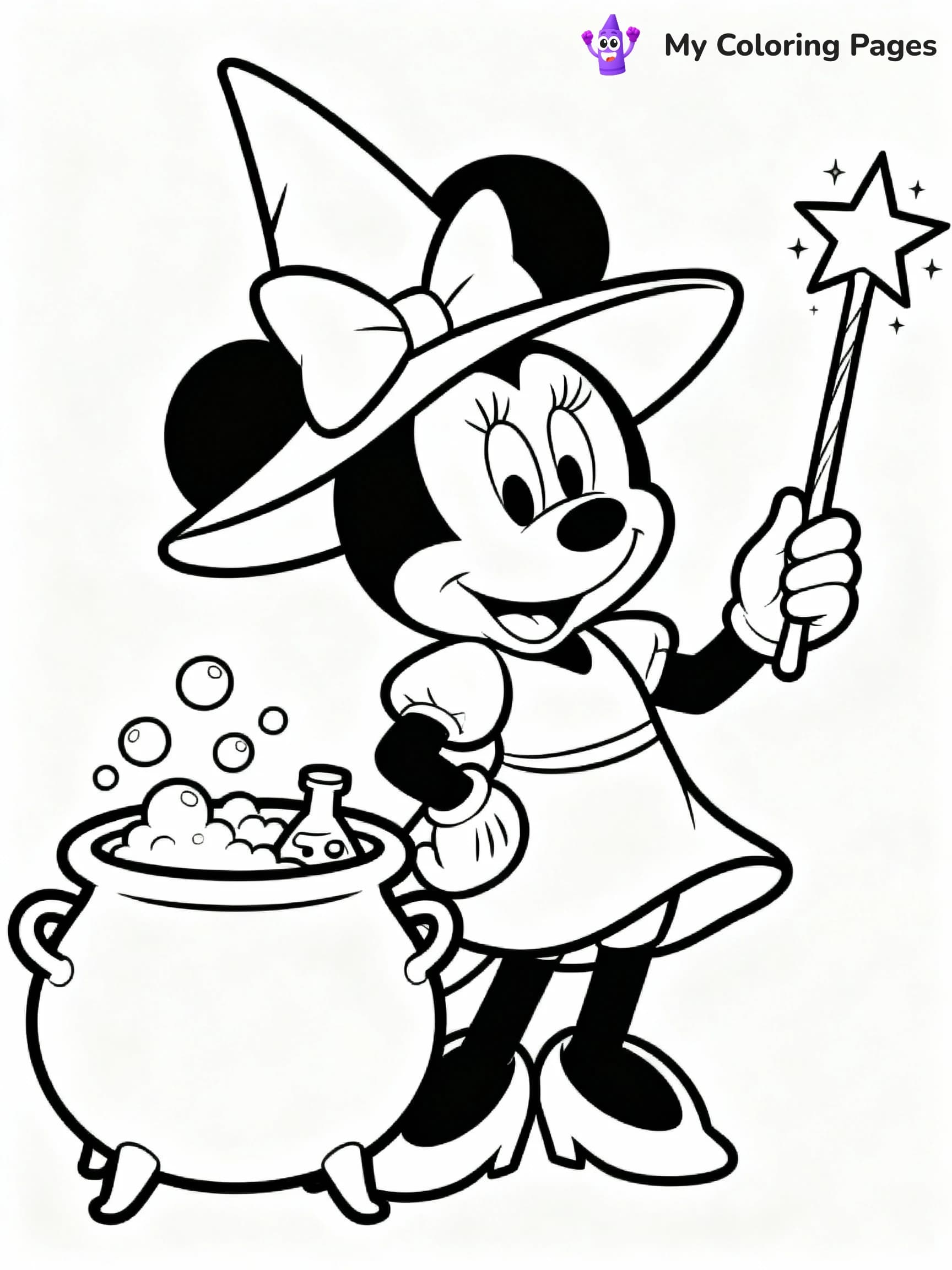 Disney Halloween Coloring Pages - 13
